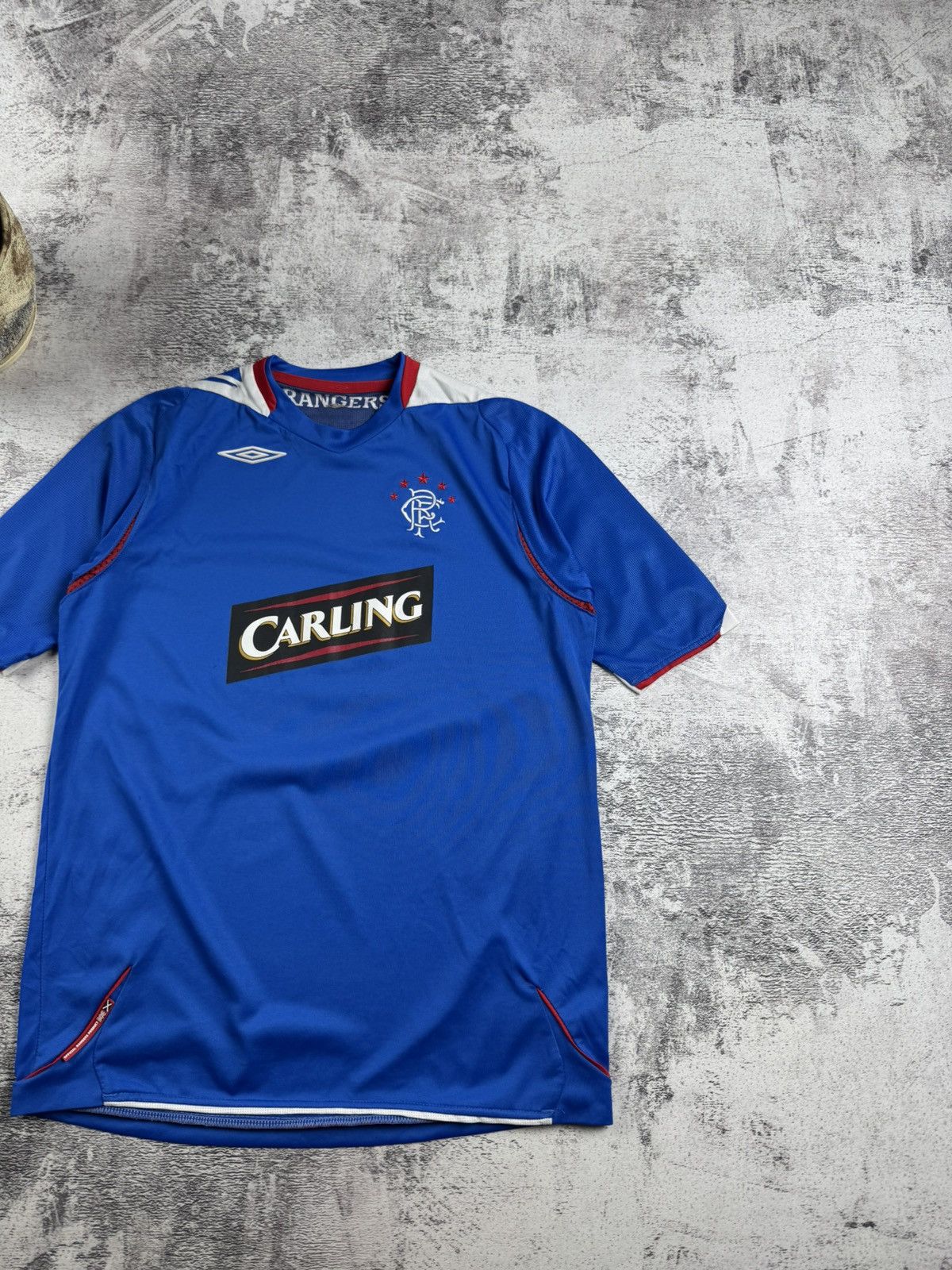 Umbro Rangers Glasgow 2006/2007 Blue Home Umbro Soccer Football T Shirt Jersey Kit Size US S / EU 44-46 / 1 - 3 Thumbnail