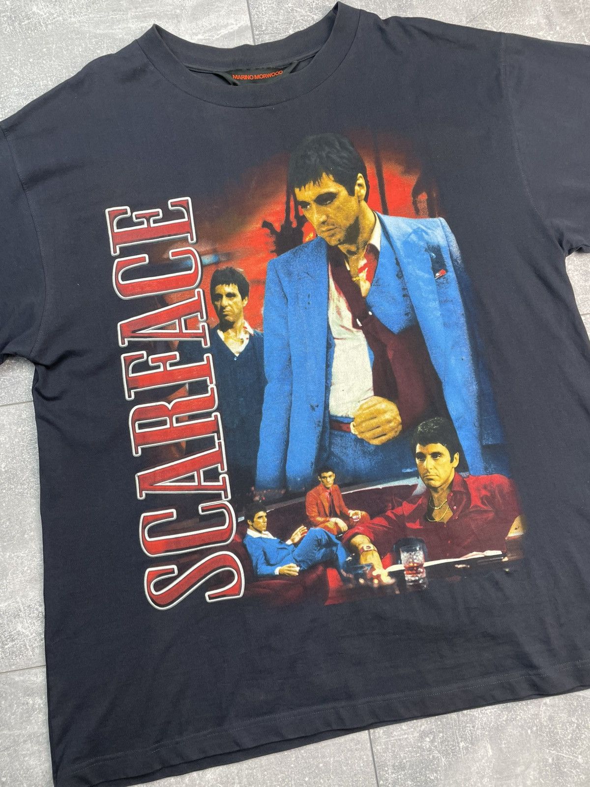 Marino Morwood × Rap Tees Marino Morwood Scarface Tony Montana T-shirt Size US XXL / EU 58 / 5 - 3 Thumbnail