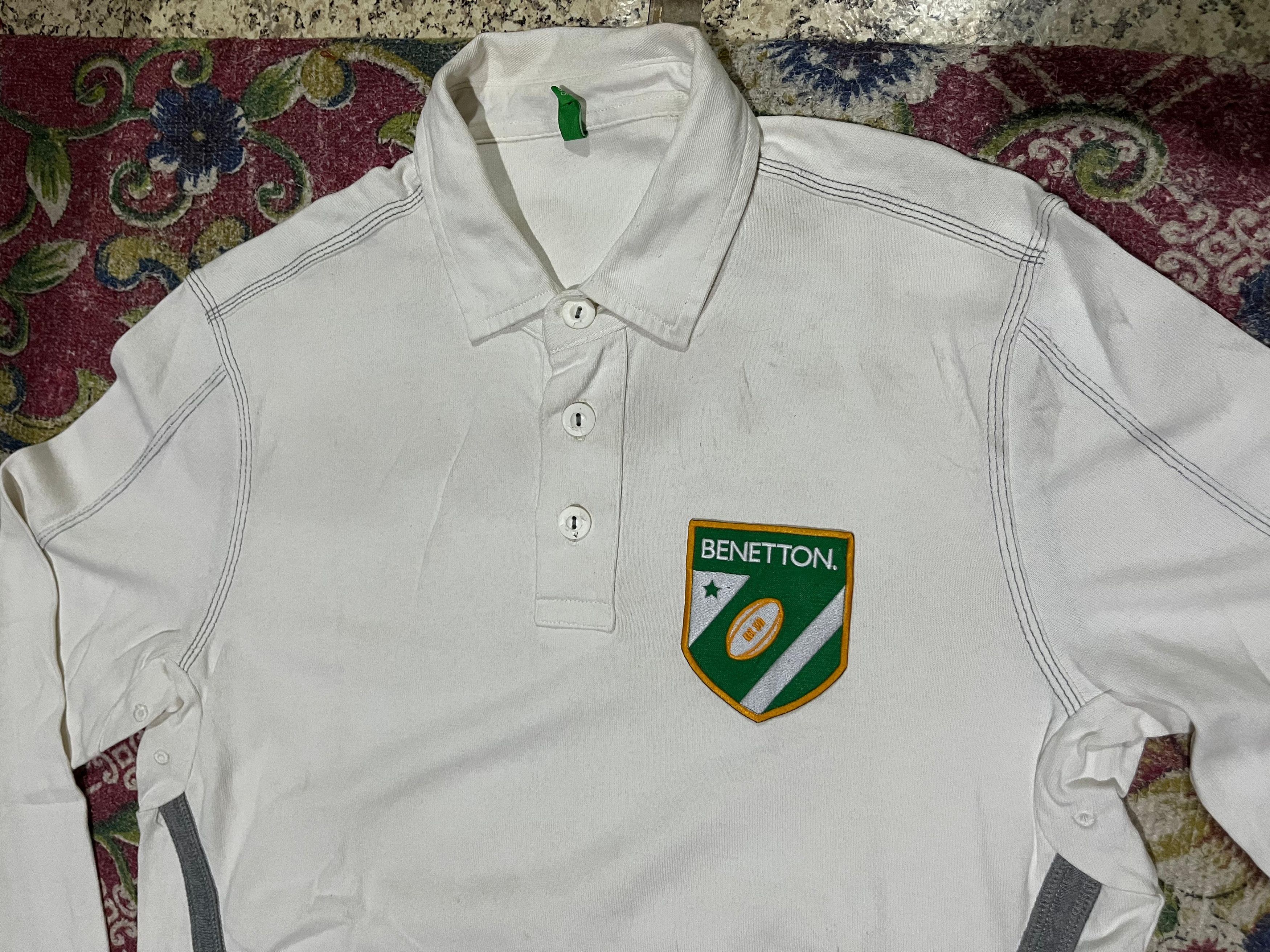 United Colors Of Benetton Benetton Rugby Treviso Polo Shirt Size US M / EU 48-50 / 2 - 2 Thumbnail