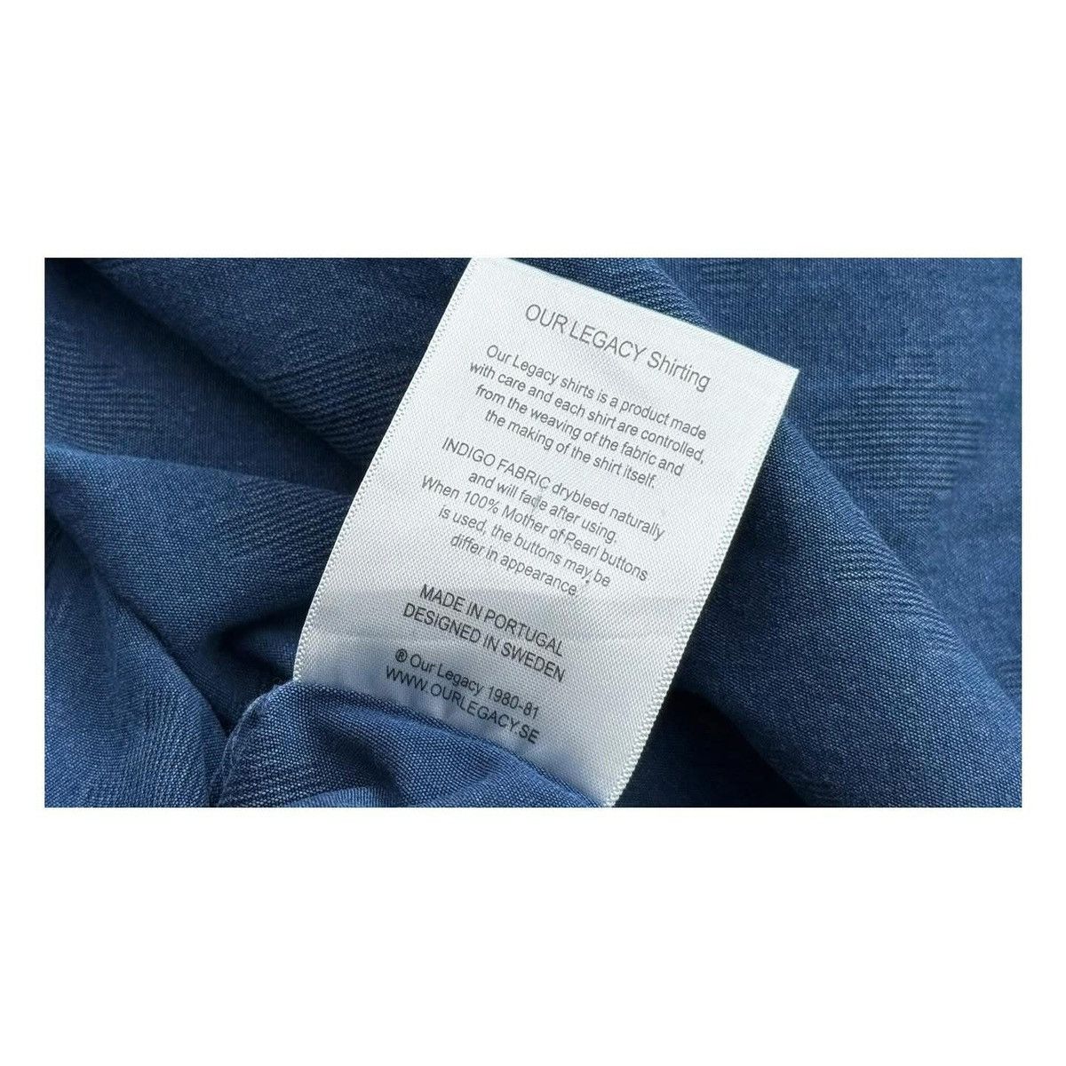 Our Legacy Our Legacy Indigo Shirt Size US M / EU 48-50 / 2 - 9 Thumbnail