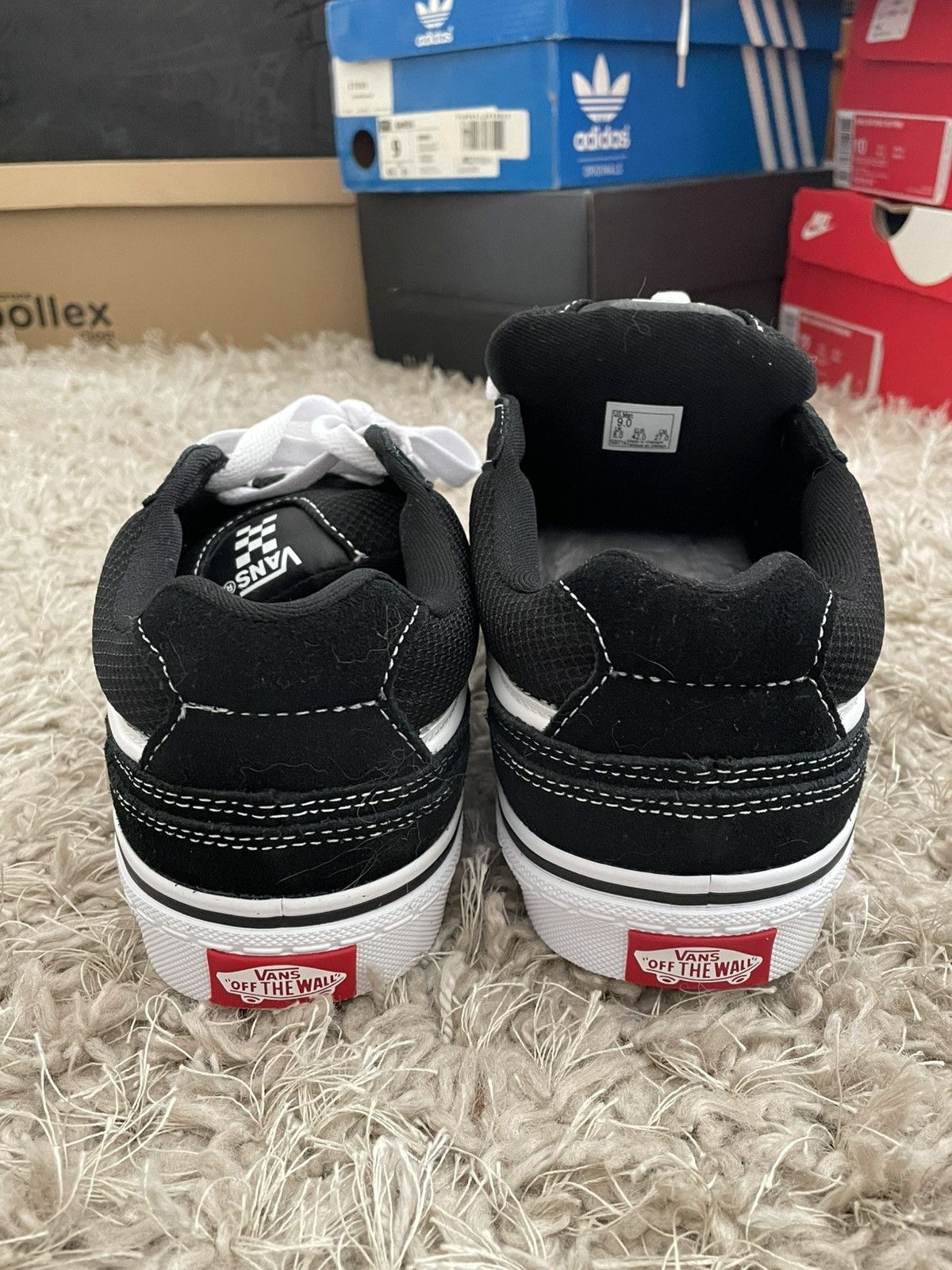 Vans Vans Caldrone Sneaker Black & White Size US 9 / EU 42 - 6 Thumbnail