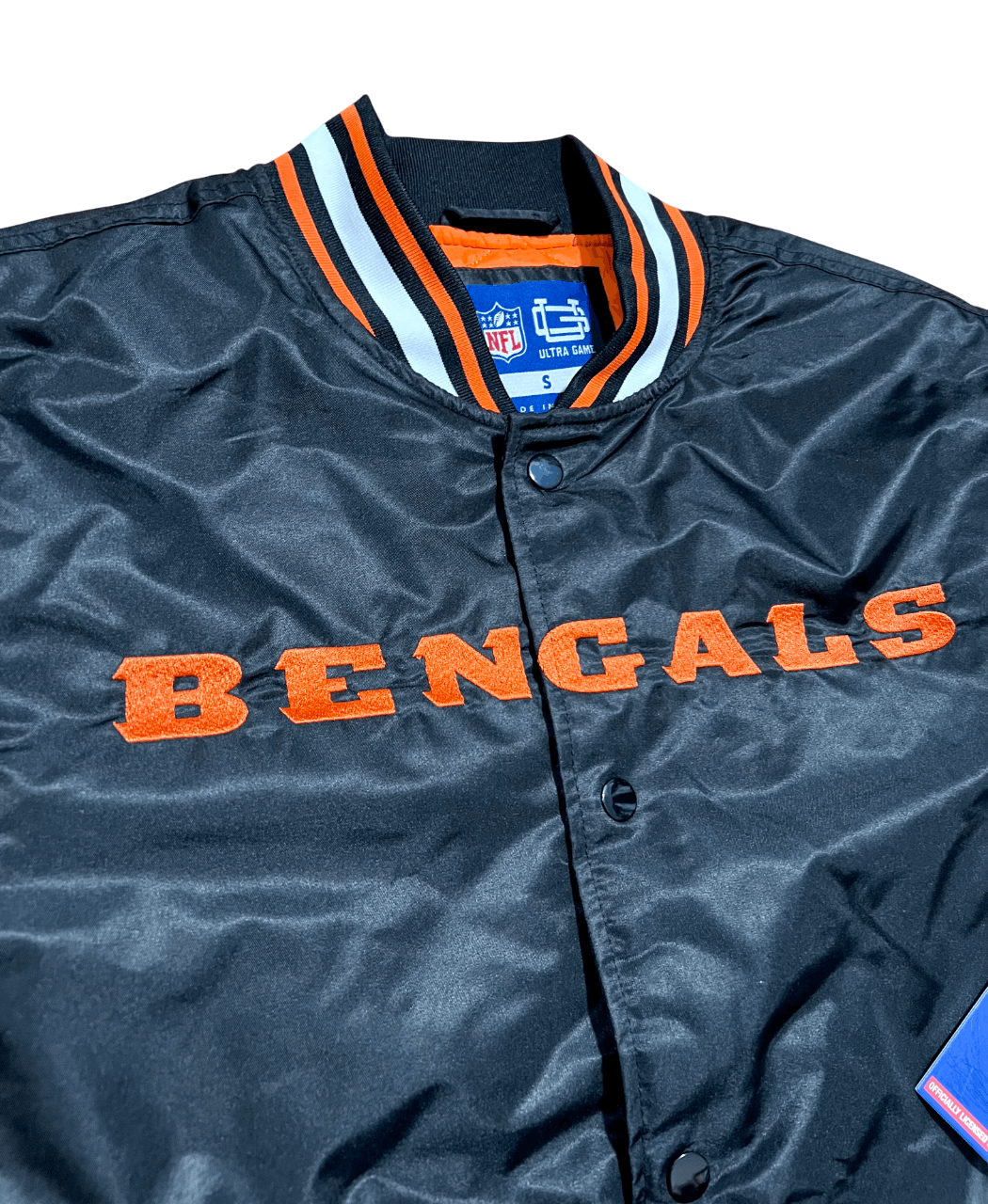 NFL Cincinnati Bengals Ultra Game Button Up Black Jacket Size US S / EU 44-46 / 1 - 3 Thumbnail