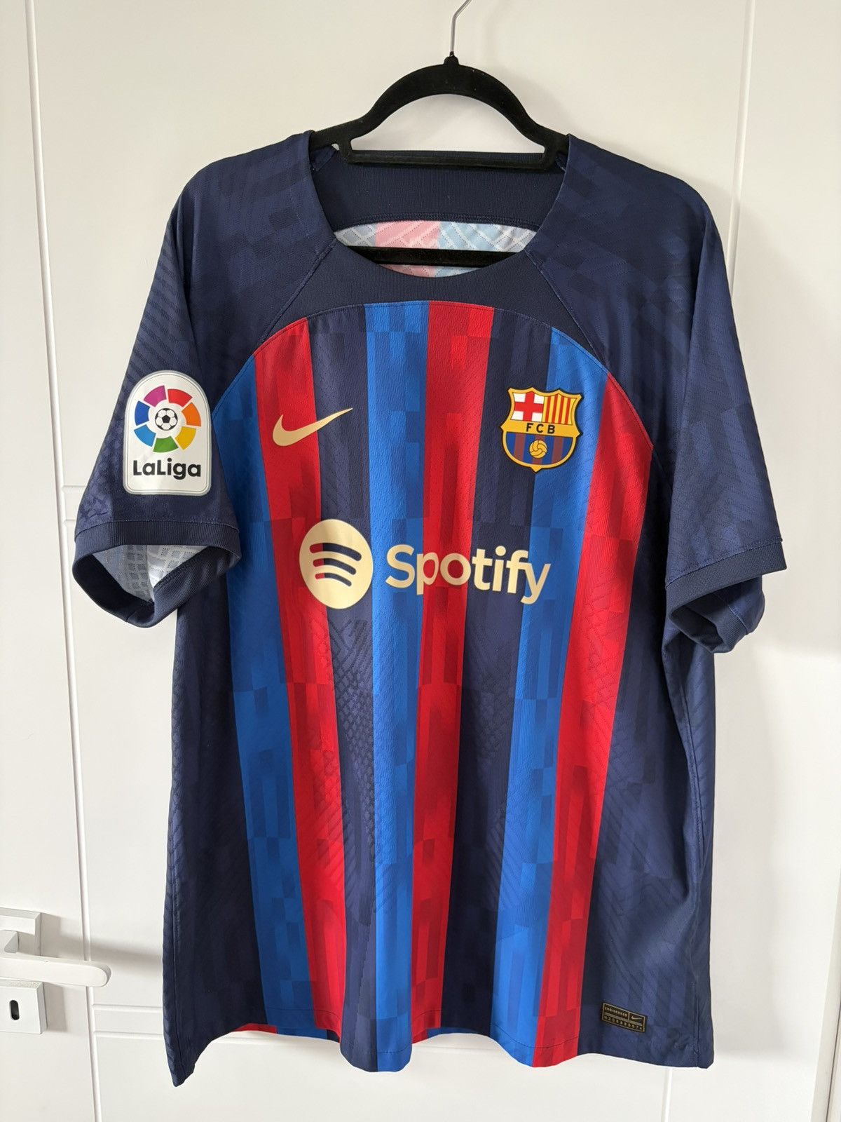 Barcelona nike 2022/2023 domowa Kounde wersja meczowa — zdjęcie 4