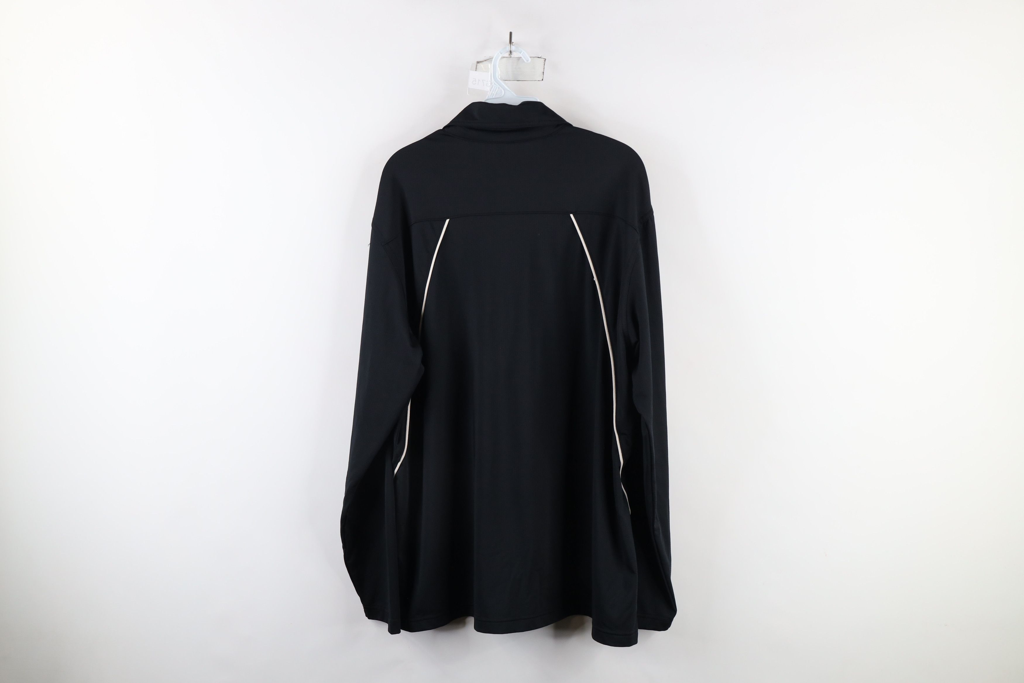 Nike × Vintage Nike Ohio State University Hockey Half Zip Polo Black Size US M / EU 48-50 / 2 - 10 Thumbnail