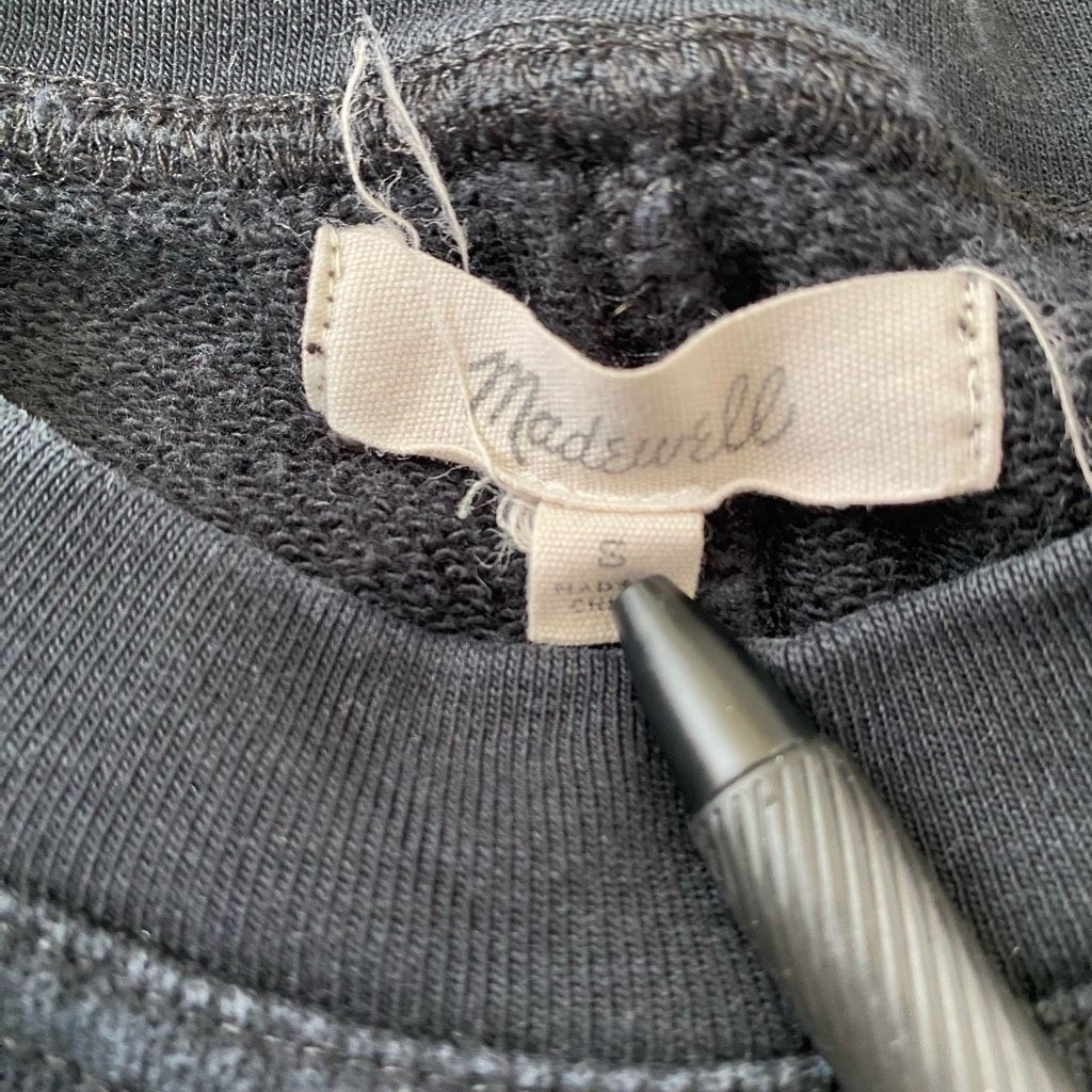 Madewell Madewell women S Longsleeve Crewneck sweatshirt washed out b Size S / US 4 / IT 40 - 5 Thumbnail