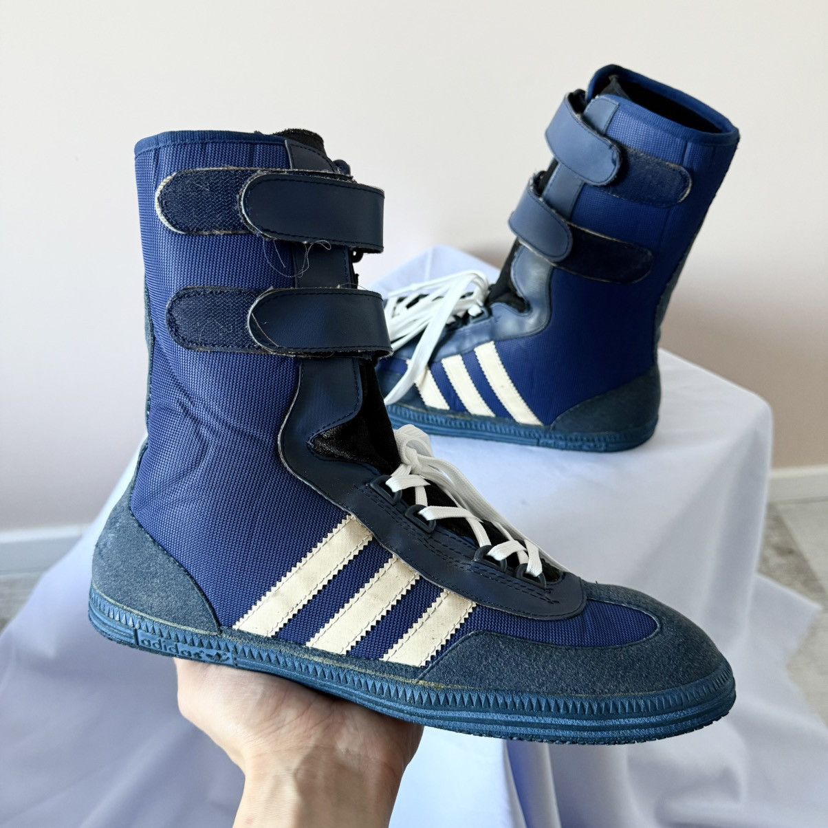 Adidas 80s Adidas Windsurfing Archive Boxing Shoes Boots Y2K Size US 10 / EU 43 - 9 Thumbnail