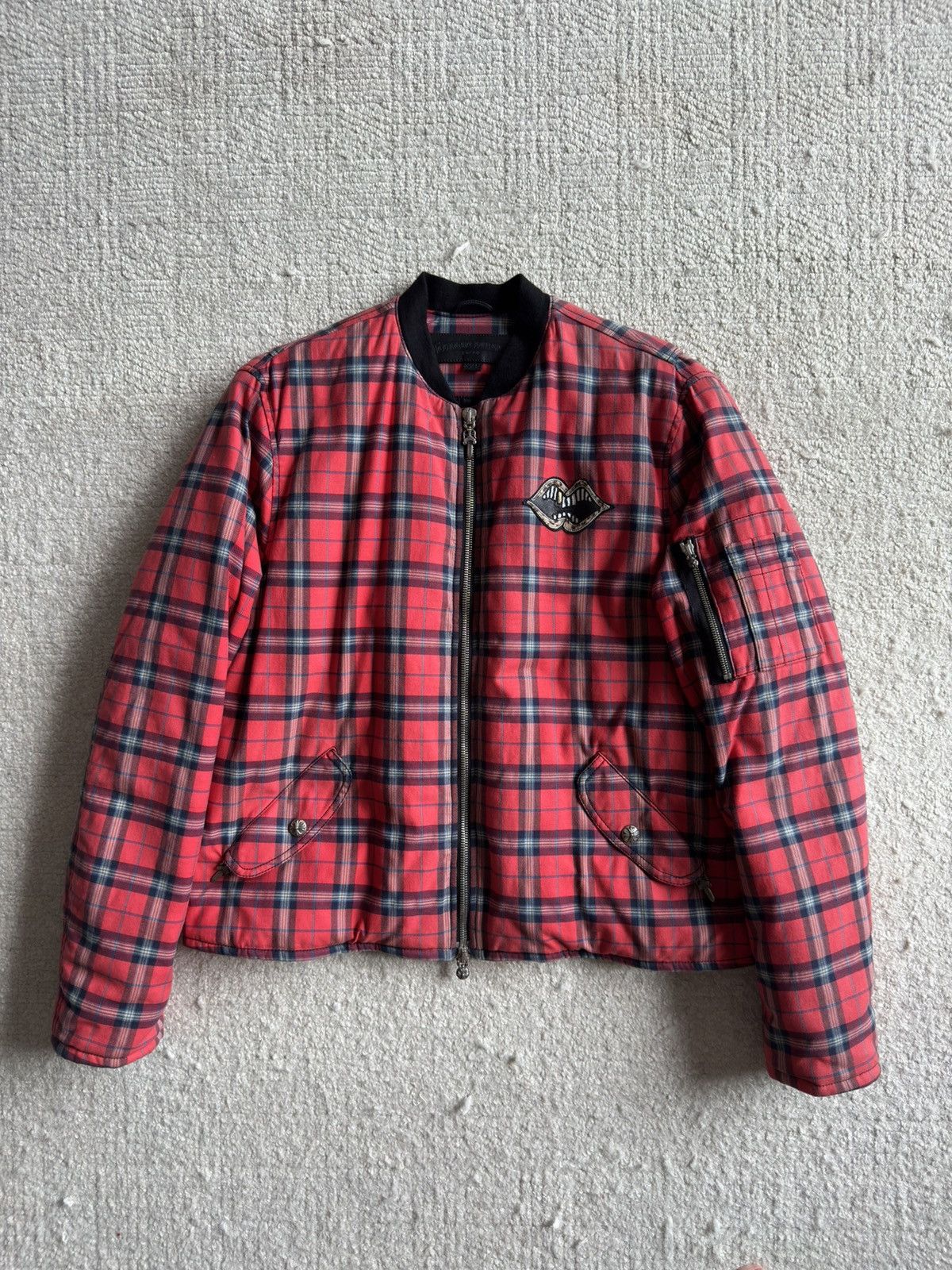 Chrome Hearts CHROME HEARTS mattyboy limited red plaid down jacket Size US XXL / EU 58 / 5 - 1 Thumbnail