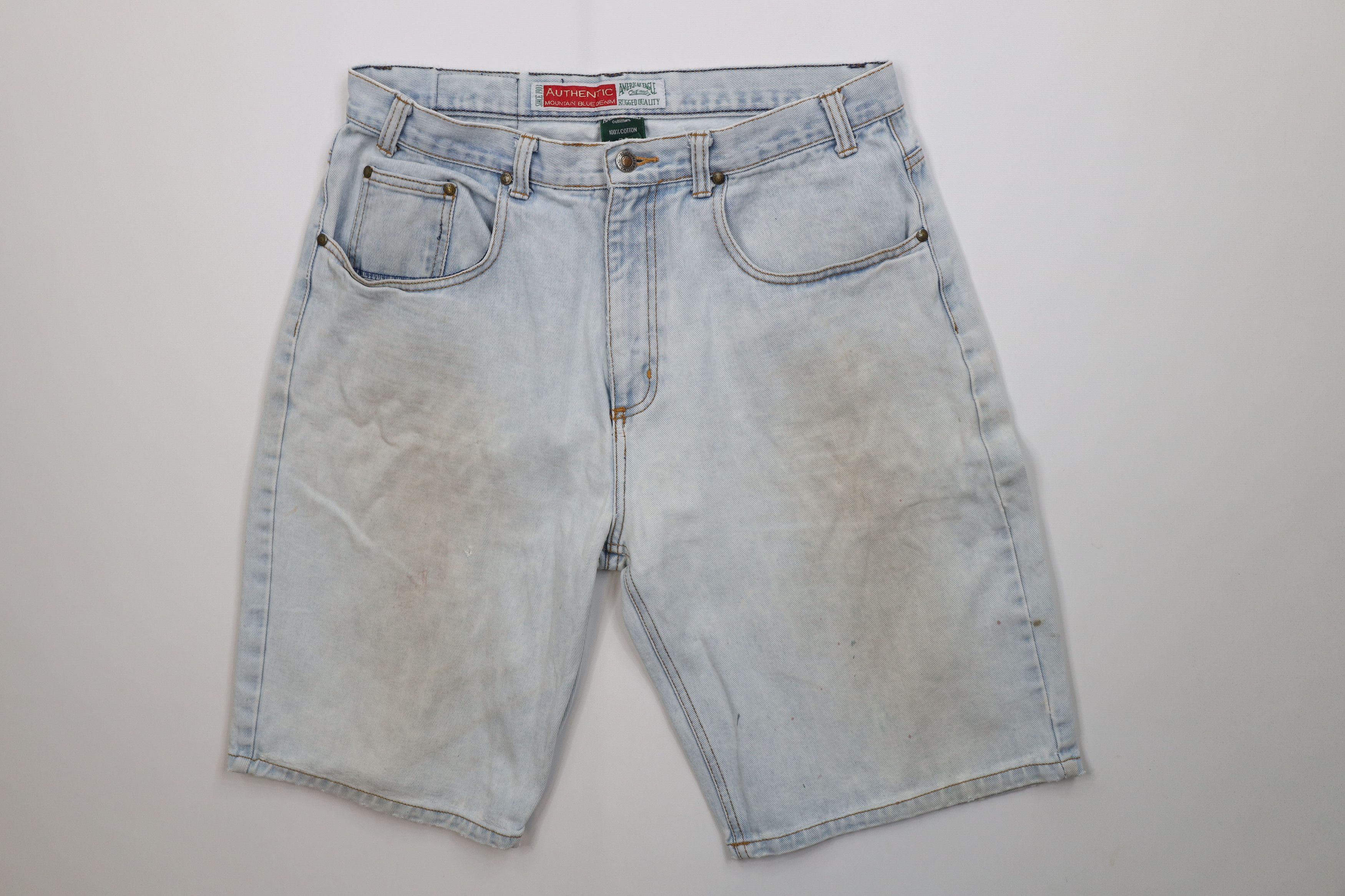 American Eagle Outfitters Vintage 90s American Eagle Outfitters Jean Shorts Jorts Size US 34 / EU 50 - 1 Thumbnail