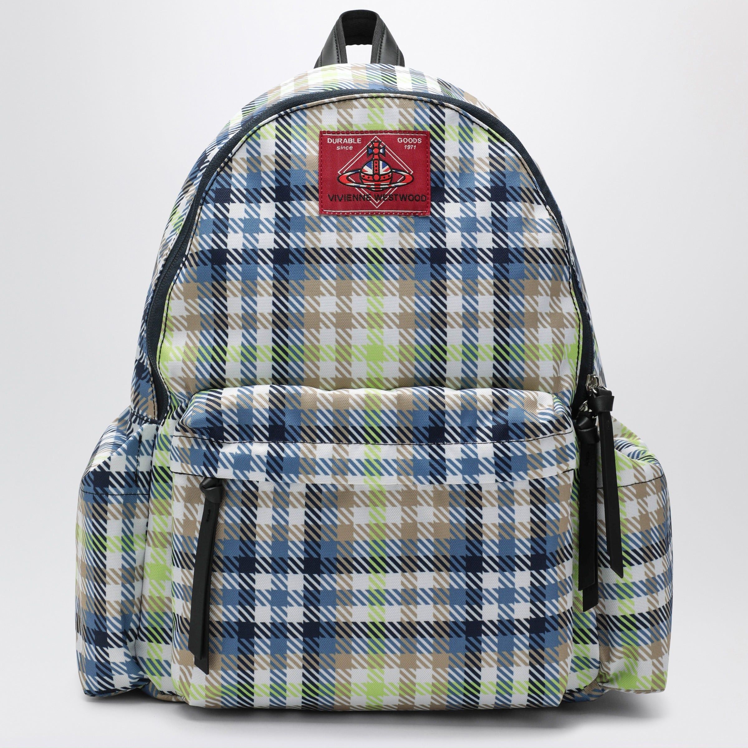 Vivienne Westwood Vivienne Westwood Medium Backpack With George Check Pattern And Logo Size ONE SIZE - 1 Thumbnail
