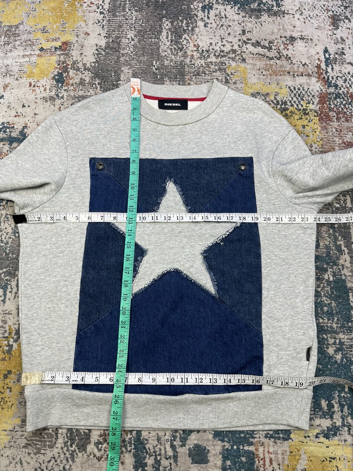 Diesel Diesel Denim David Star Pullover Sweatshirt Size US M / EU 48-50 / 2 - 12 Thumbnail