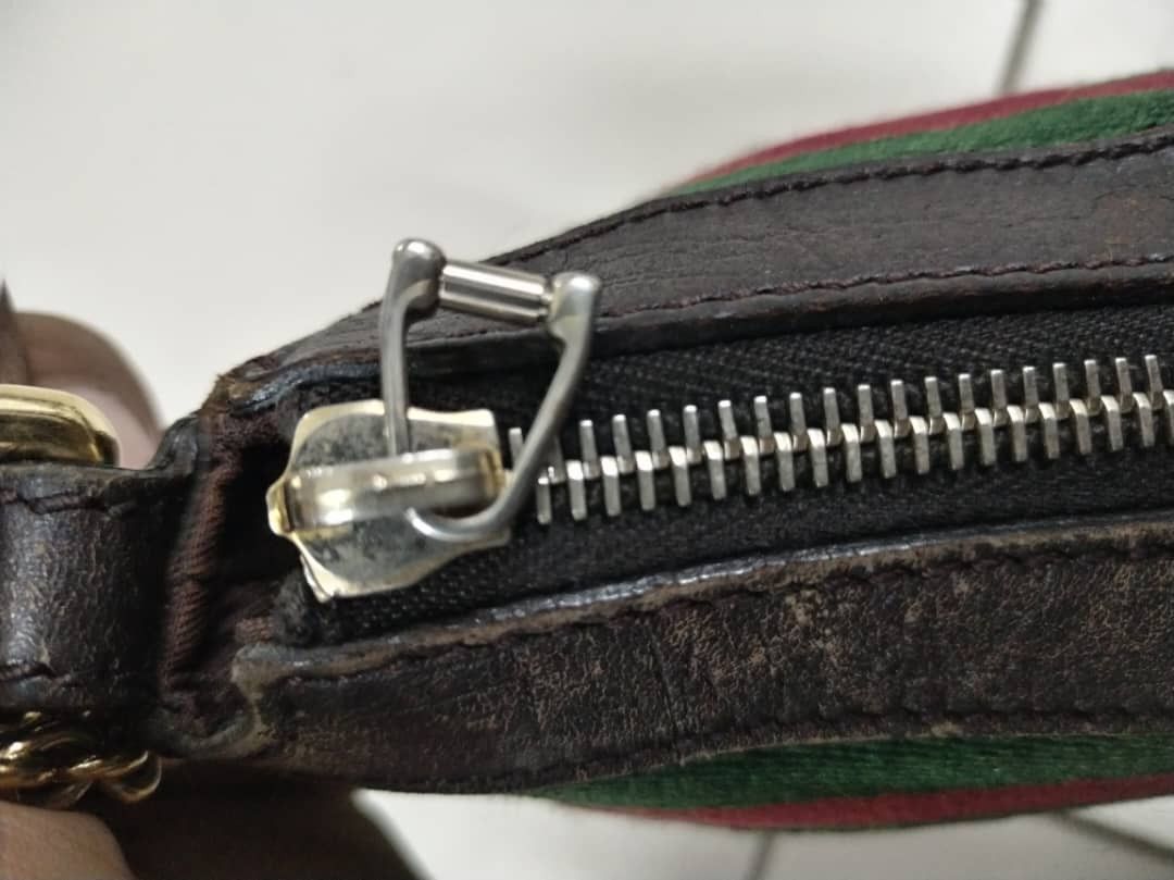 Gucci × Vintage Final Drop🔥Vtg Gucci Sherry Line GG Pattern Mini Hand Bag Size ONE SIZE - 8 Thumbnail