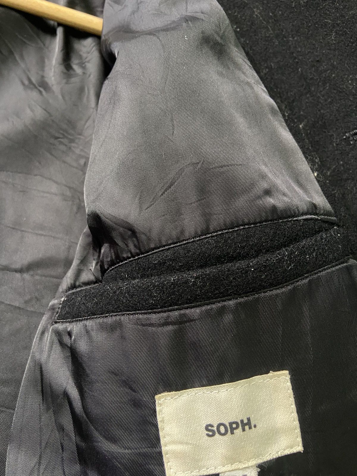 Sophnet. 🔥🔥 Vintage Sophnet Hidden Buttons Wool Jacket (Zip Riri) Size US L / EU 52-54 / 3 - 15 Thumbnail