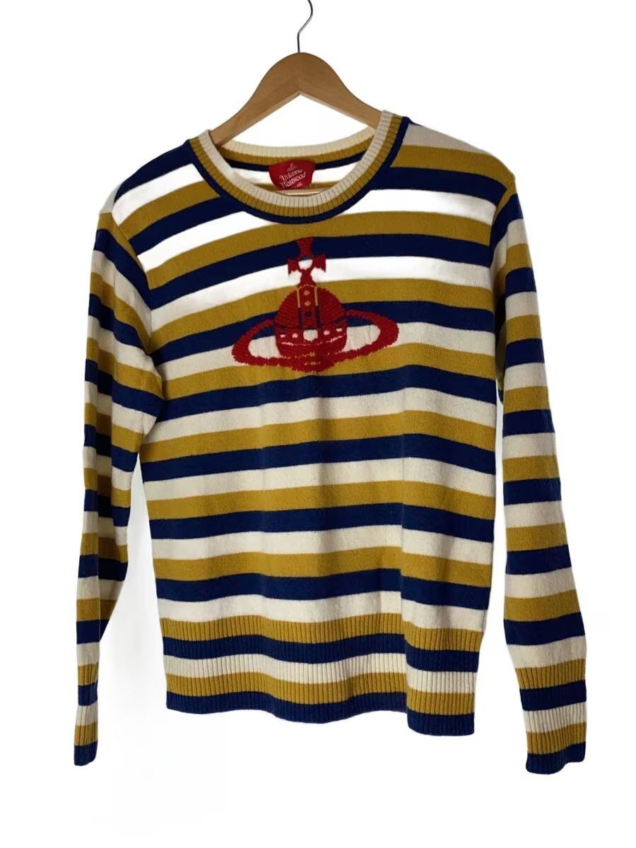 Vivienne Westwood Striped Orb Wool Knit Sweater Size US S / EU 44-46 / 1 - 1 Thumbnail