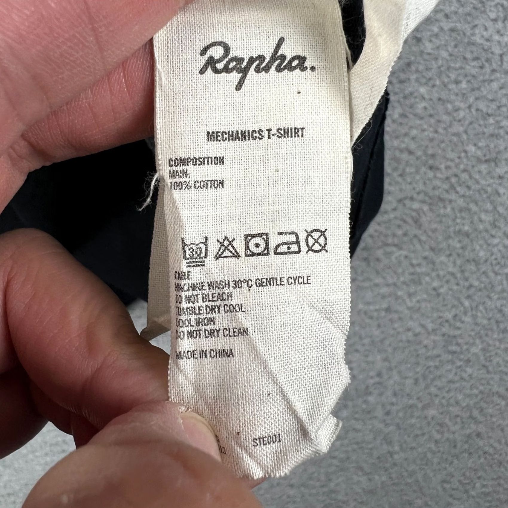 Rapha Rapha Cycling Shirt Short Sleeve Crew Small Mens Black Cotton Size US S / EU 44-46 / 1 - 4 Thumbnail