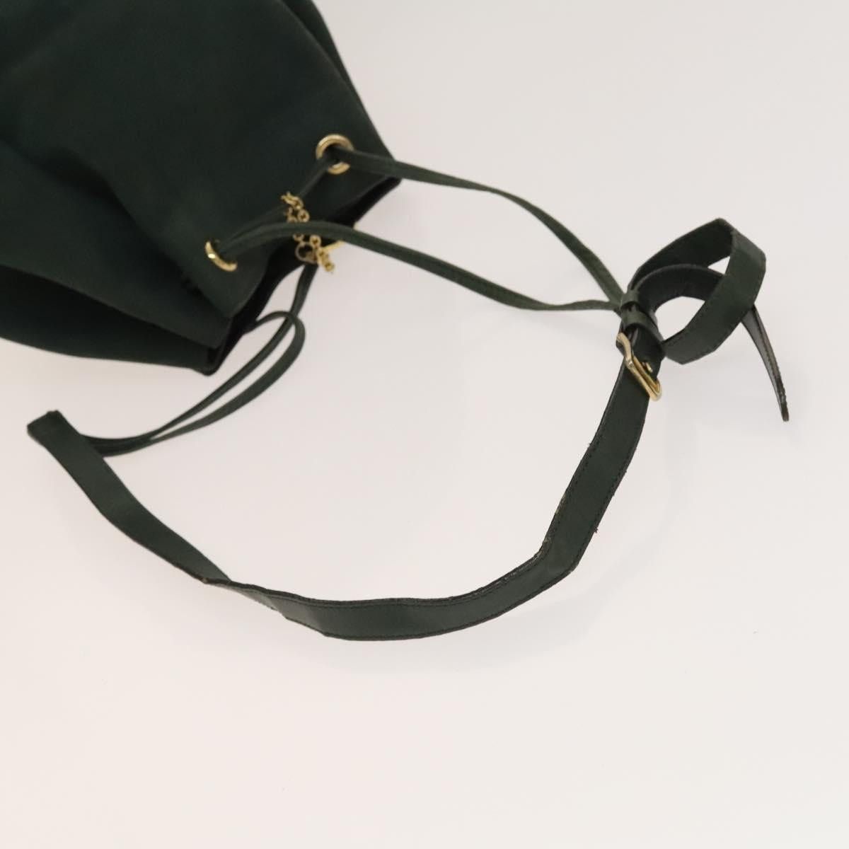 Celine CELINE Shoulder Bag Leather Green Gold Size ONE SIZE - 7 Thumbnail