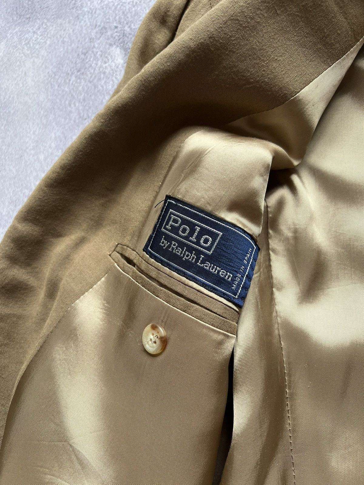 Polo Ralph Lauren Vintage 90s Polo Ralph Lauren Linen/Viscose Blazer Size L Size 50R - 10 Thumbnail