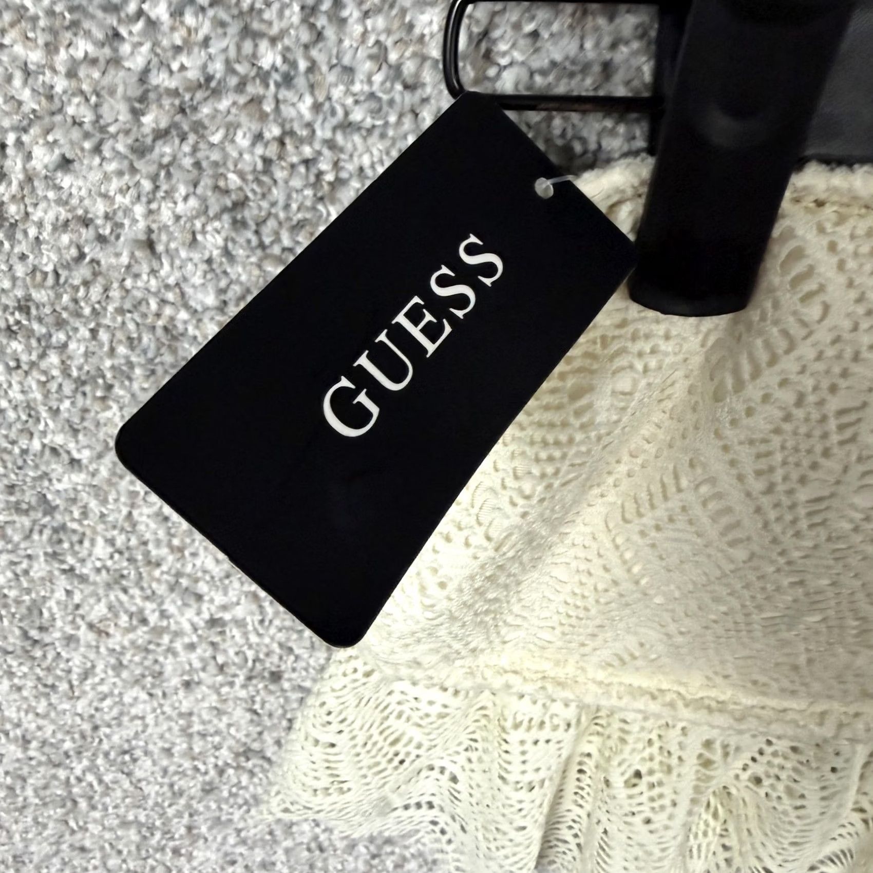 Guess VINTAGE? Guess Lace Bralette Small Bandeau Romantic Rave Festival Fairycore Coquette USA Size ONE SIZE - 2 Thumbnail