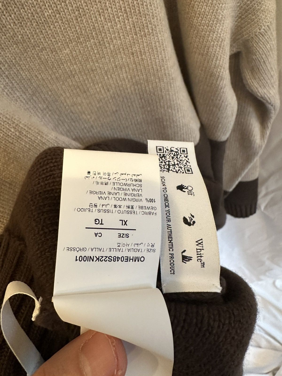 Off-White Off-White Sweater Size US XL / EU 56 / 4 - 7 Thumbnail