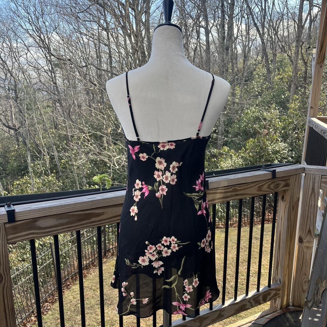 Oscar De La Renta Oscar De La Renta Pink Label Floral Slip Dress Size S / US 4 / IT 40 - 2 Thumbnail