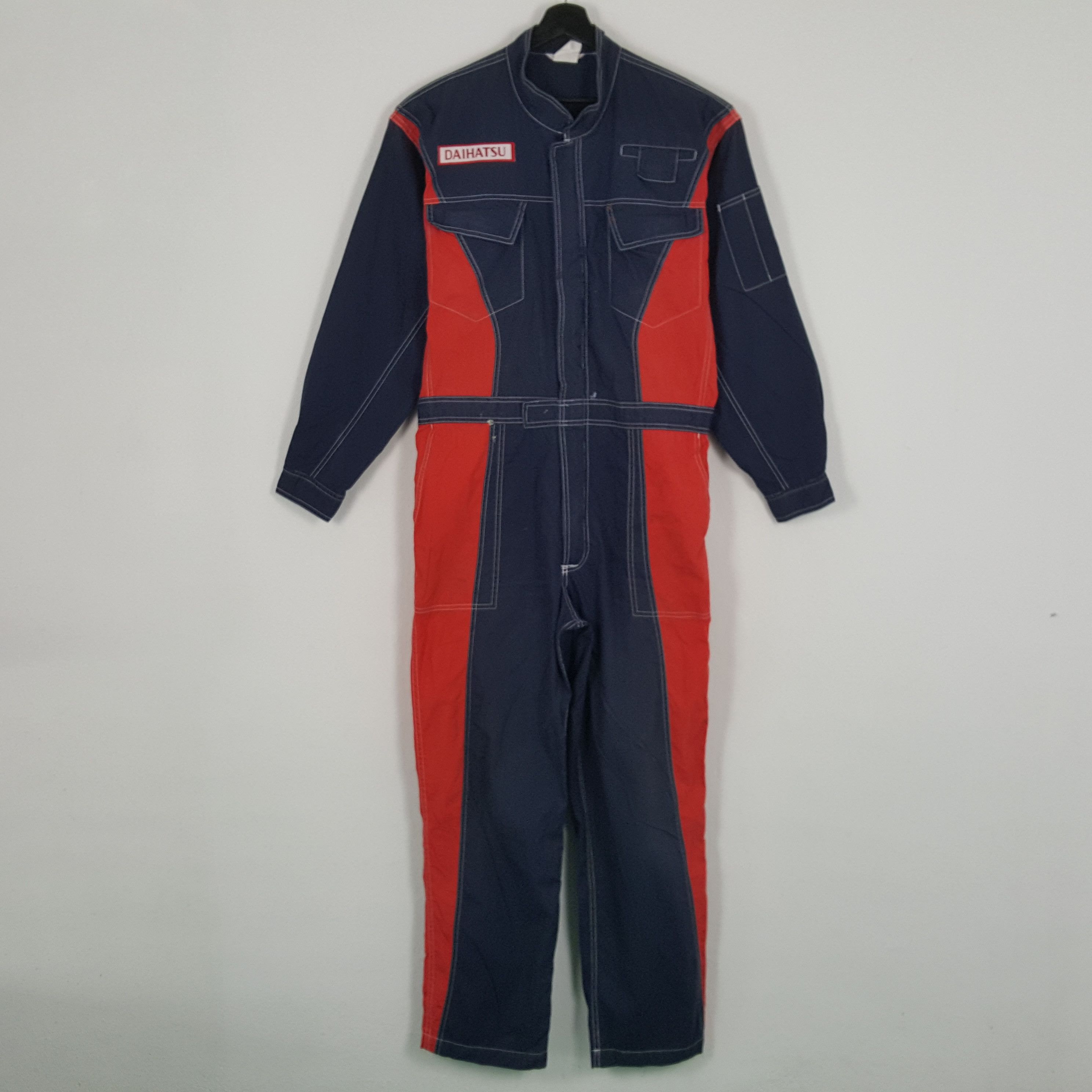 Vintage DAIHATSU Japanese Motorsports Racing Style Coverall Jacket Size US L / EU 52-54 / 3 - 4 Thumbnail