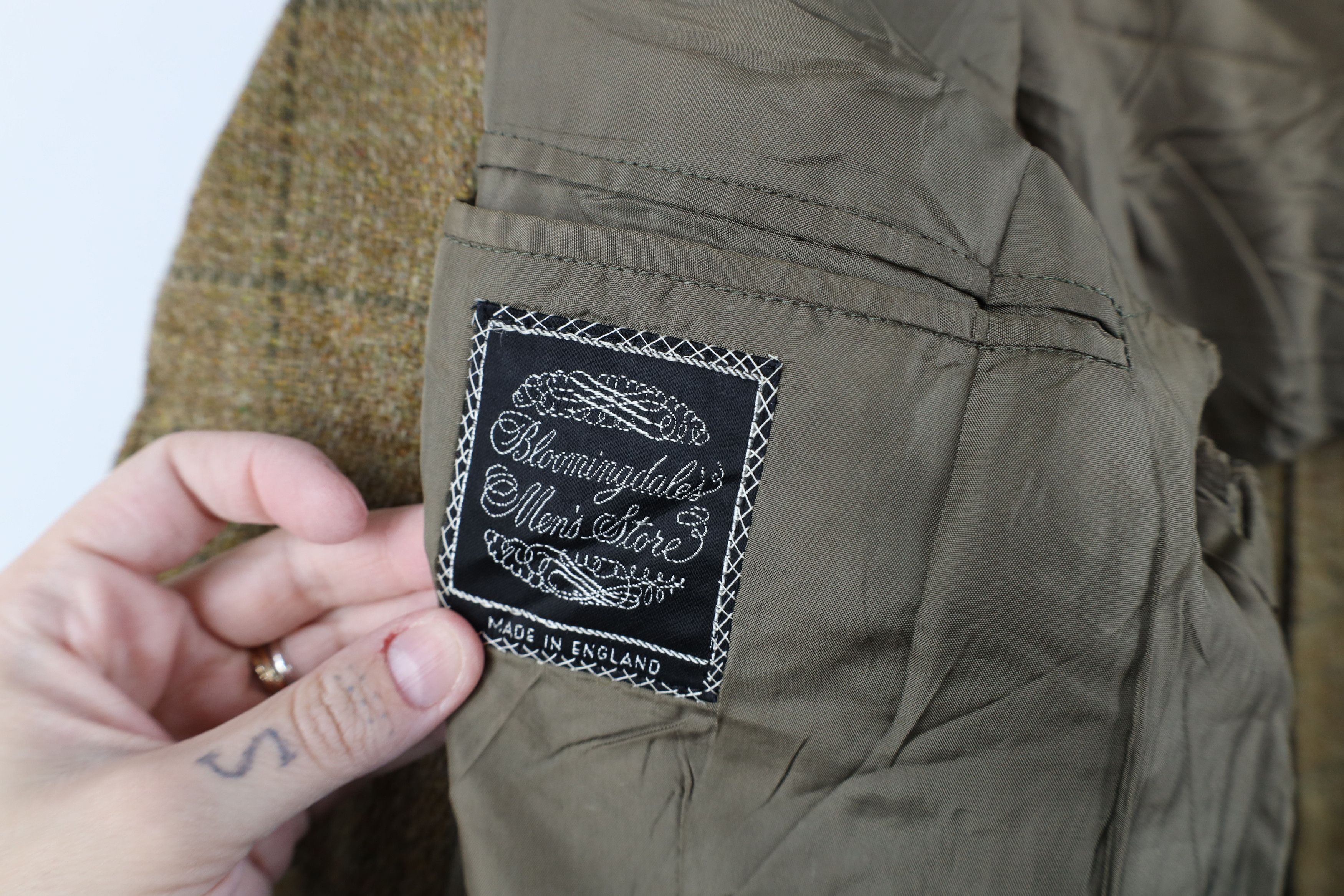 Vintage Vintage 70s Streetwear Suit Coat Blazer Jacket Beige Plaid Size US XL / EU 56 / 4 - 10 Thumbnail