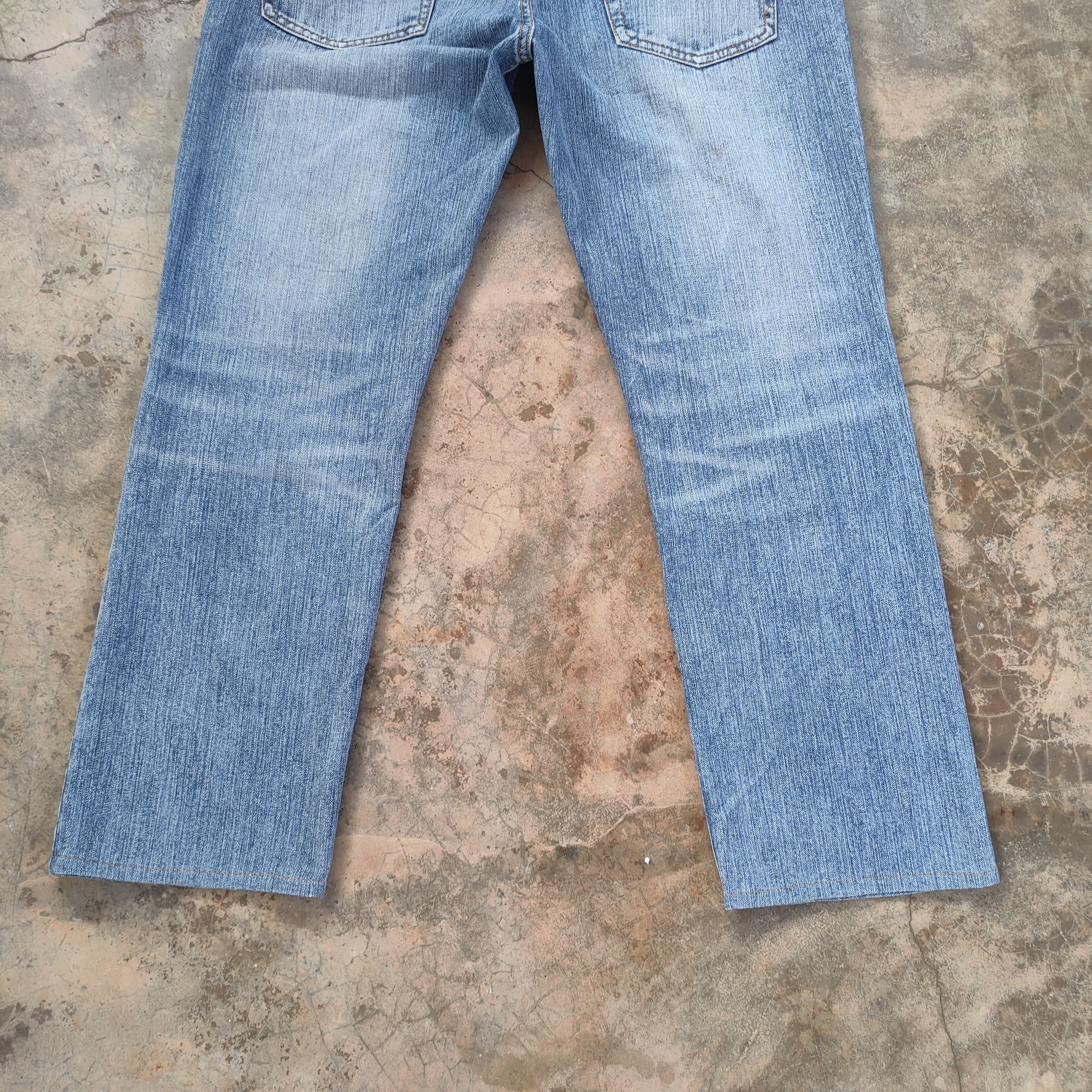 Japanese Brand VINTAGE JOHN MARTIN DISTRESSED FADED JEANS PANTS Size US 35 - 9 Thumbnail