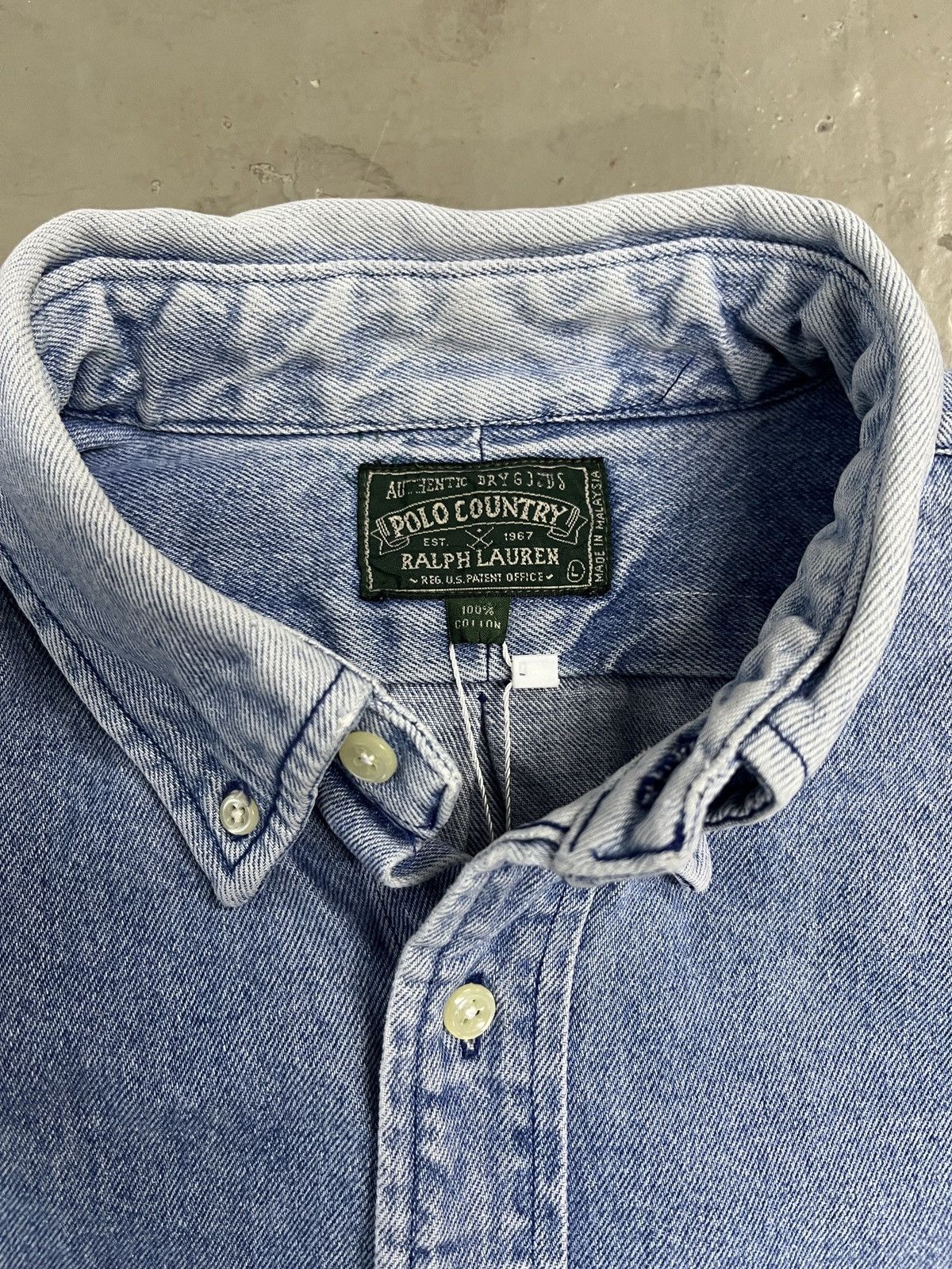 RRL Ralph Lauren Vintage Polo Country Ralph Lauren Washed Denim RRL Kapital Size US M / EU 48-50 / 2 - 7 Thumbnail