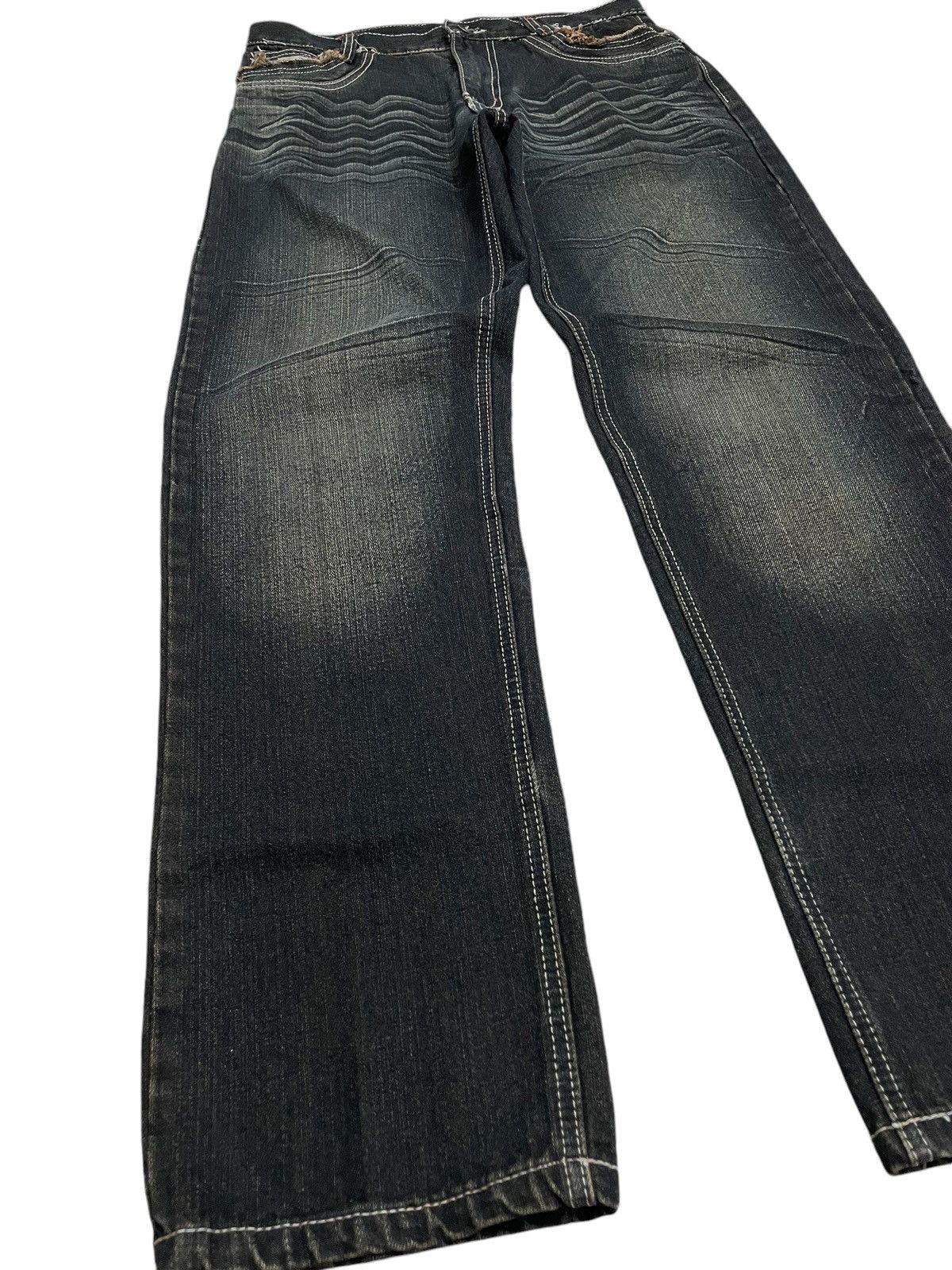 GOSTAR DE FUGA Fashion Wear Pocket Stud Whisker Muddy Pants Size US 31 - 9 Thumbnail