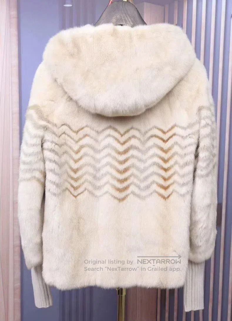 Loro Piana Loro Piana Mink Fur Hooded Jacket. Size US S / EU 44-46 / 1 - 2 Thumbnail