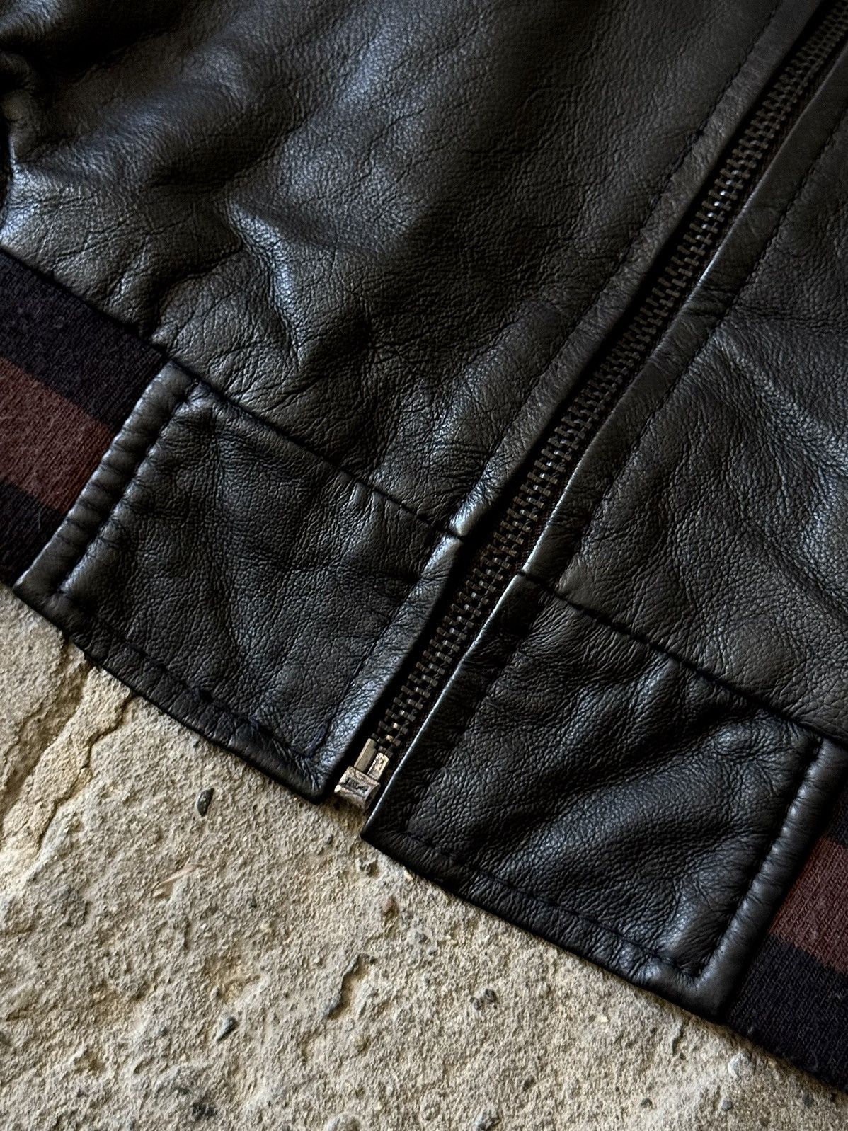 Gucci × Tom Ford Gucci - Tom Ford - Cherry Line - Leather Jacket Size US S / EU 44-46 / 1 - 4 Thumbnail