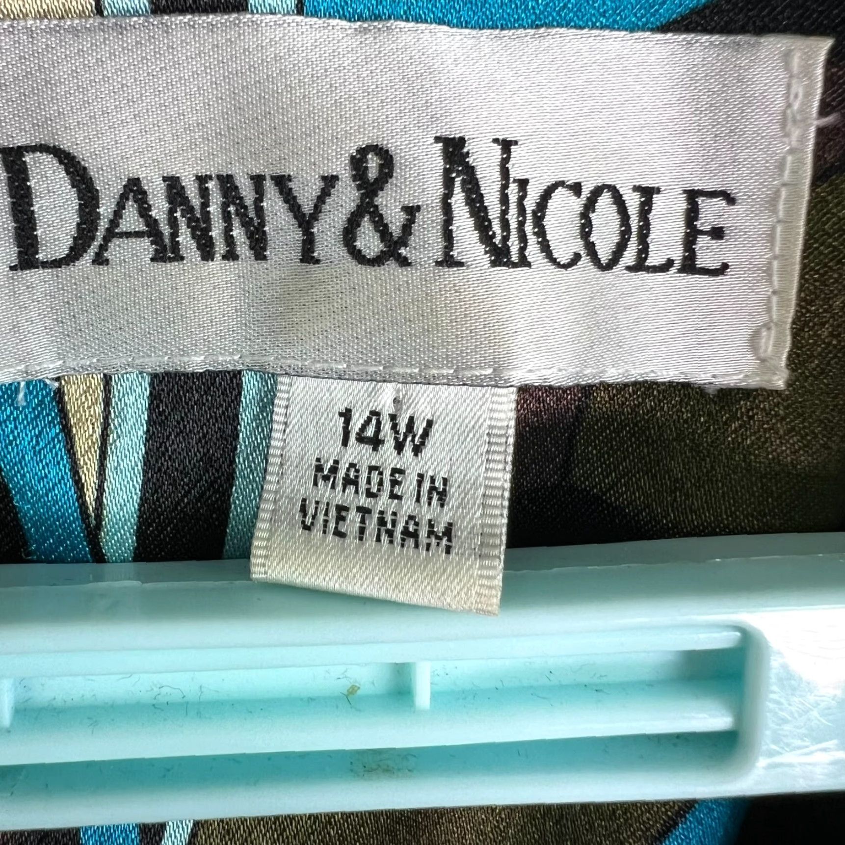 Vintage Danny & Nicole Blazer Short Sleeve Black 14W Womens Size 36" / US 14 / IT 50 - 3 Thumbnail