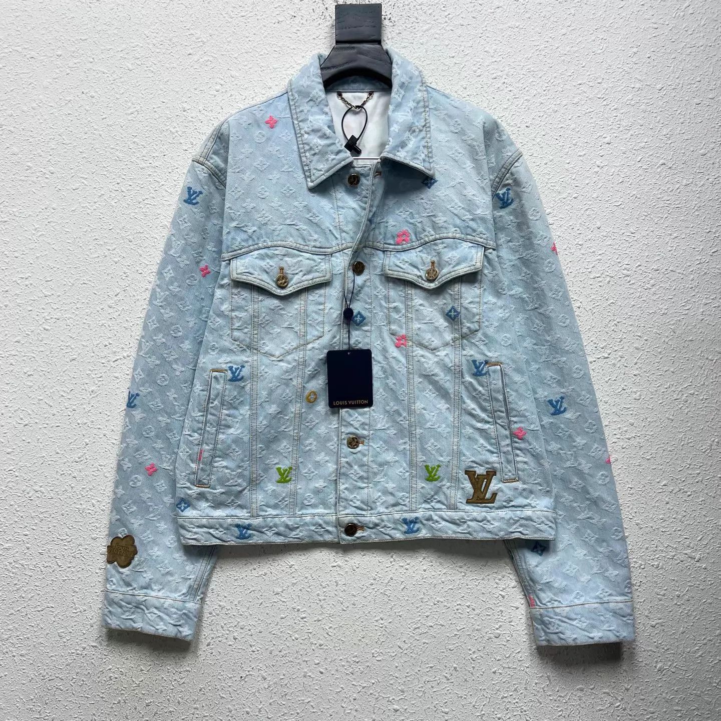 Louis Vuitton LV Tyler All Over Denim Jacket 50 NWT Size US M / EU 48-50 / 2 - 1 Thumbnail
