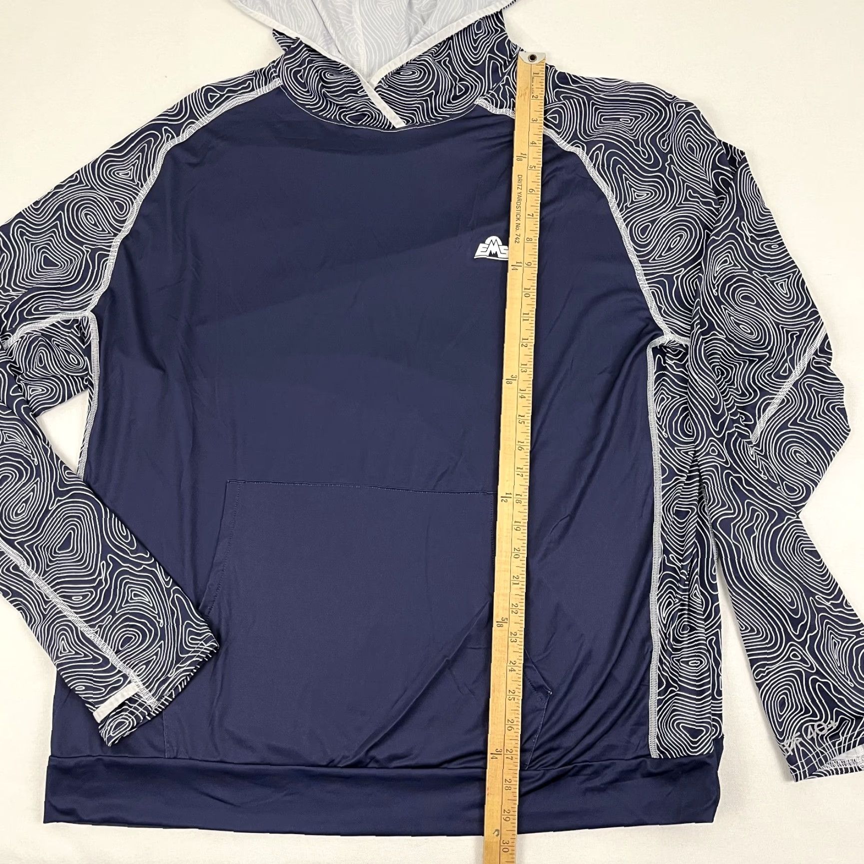 Eastern Mountain Sports EMS Hoodie Mens 2XL Blue Vitalpeak Techwick Hike Stretch Jacket Regular Long Sleeve Outdoor Sports Gear EMS Size US XXL / EU 58 / 5 - 6 Thumbnail