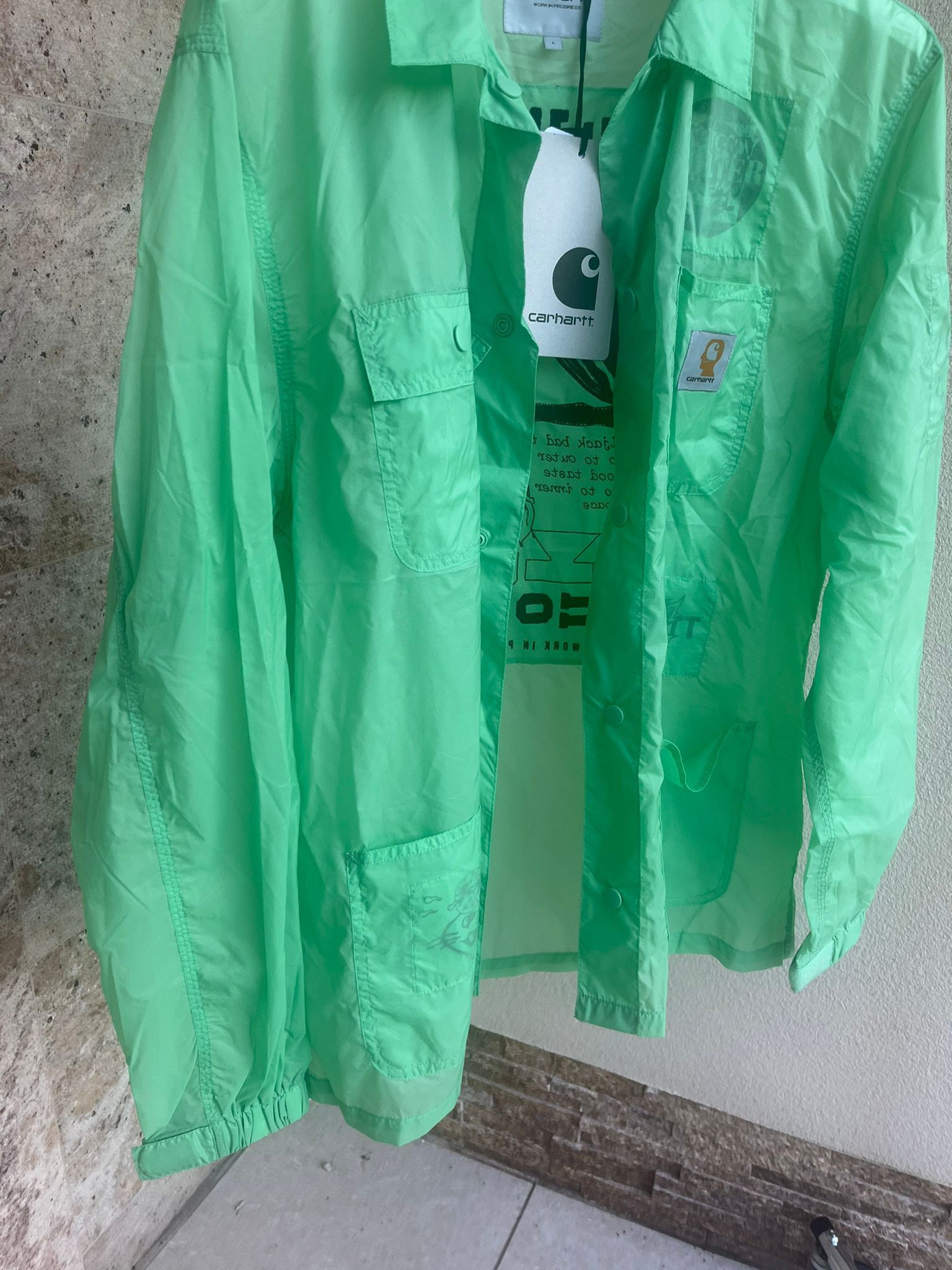 Brain Dead × Carhartt Chore Coat in Green Size US L / EU 52-54 / 3 - 2 Thumbnail