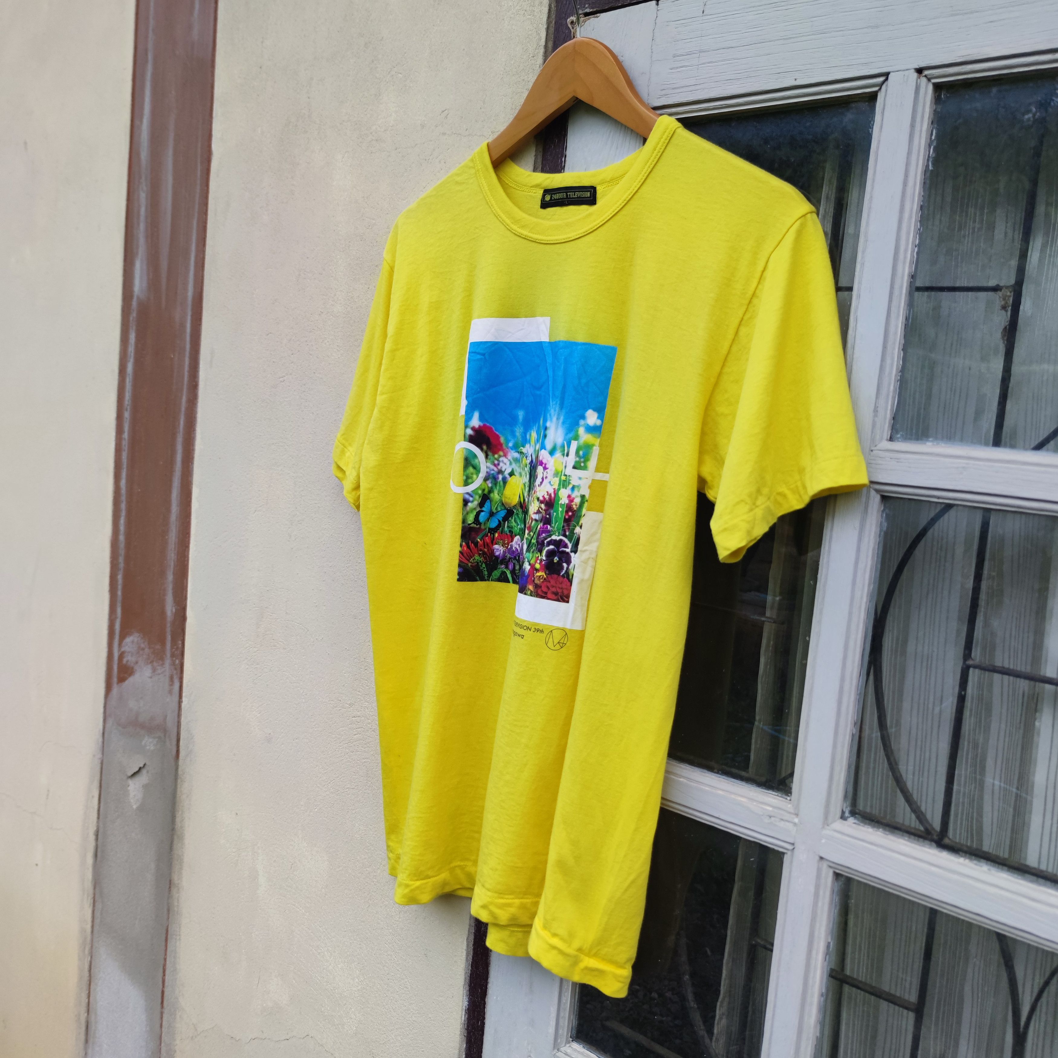 Designer × Japanese Brand 24 Hour Television x Mika Ninagawa Floral Murakami T-Shirt Size US M / EU 48-50 / 2 - 8 Thumbnail