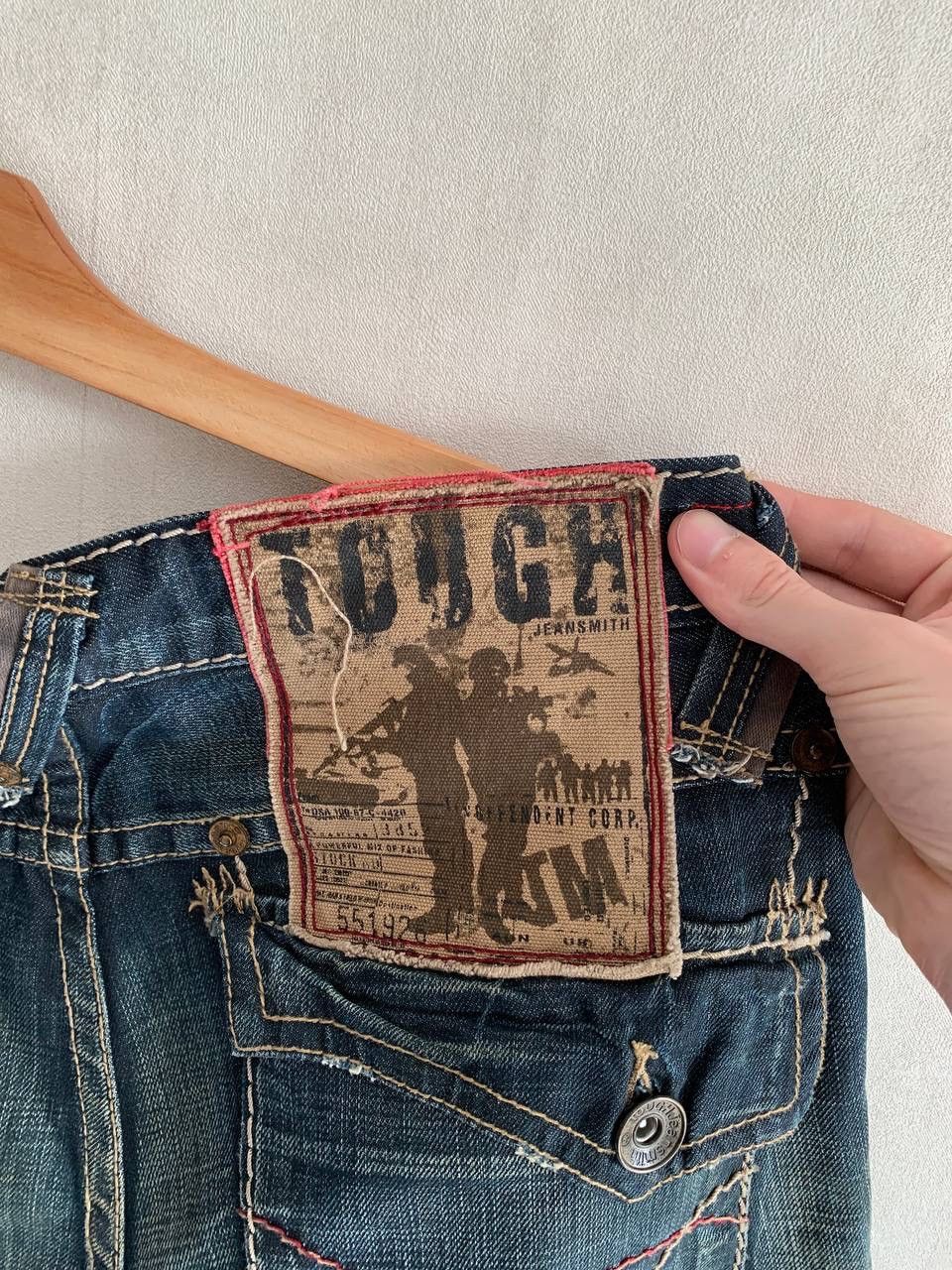 If Six Was Nine Vintage Avant Garde Tough Jeansmith 3D Jeans Archive Sz 32 Size US 32 / EU 48 - 13 Thumbnail