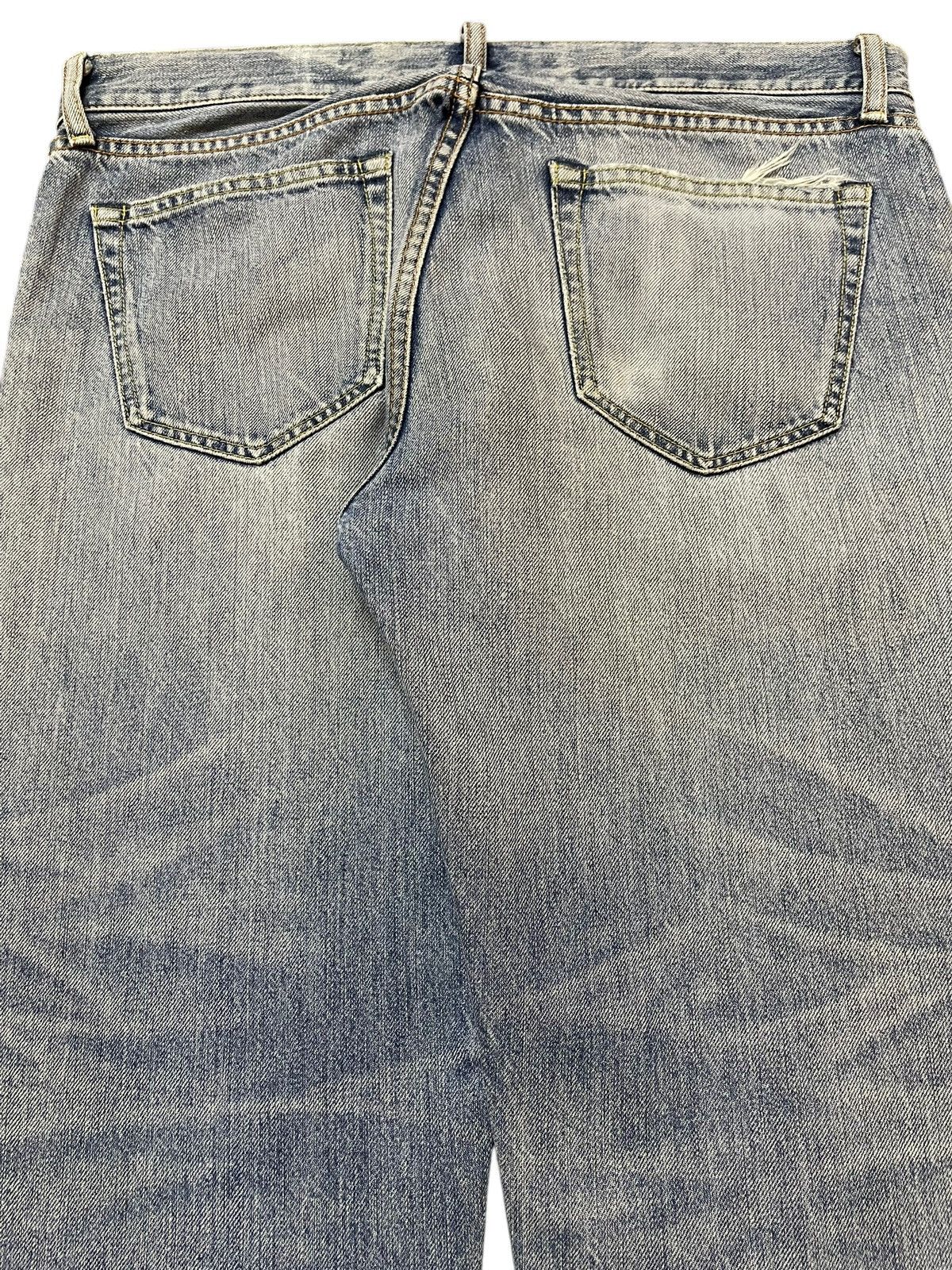 Uniqlo Vintage Japanese Uniqlo Blue Faded Wash Style Loose Jeans Size US 32 / EU 48 - 6 Thumbnail