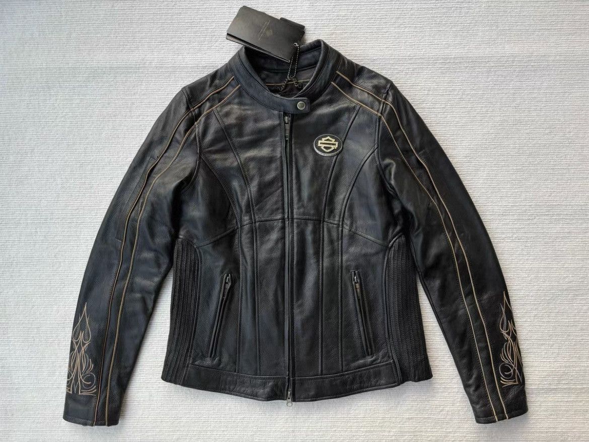 Harley Davidson RARE-HARLEY DAVIDSON 110TH ANNIVERSARY WOMENS JACKET Size M / US 6-8 / IT 42-44 - 2 Thumbnail