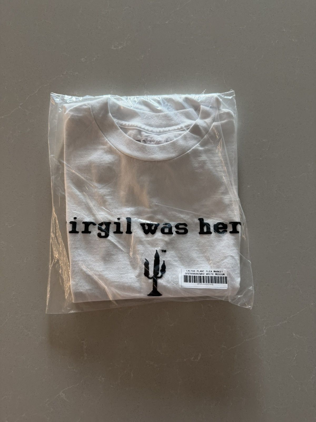 Cactus Plant Flea Market Cactus Plant Flee Market VAA CPFM Virgil Was Here T-Shirt Size US M / EU 48-50 / 2 - 7 Thumbnail