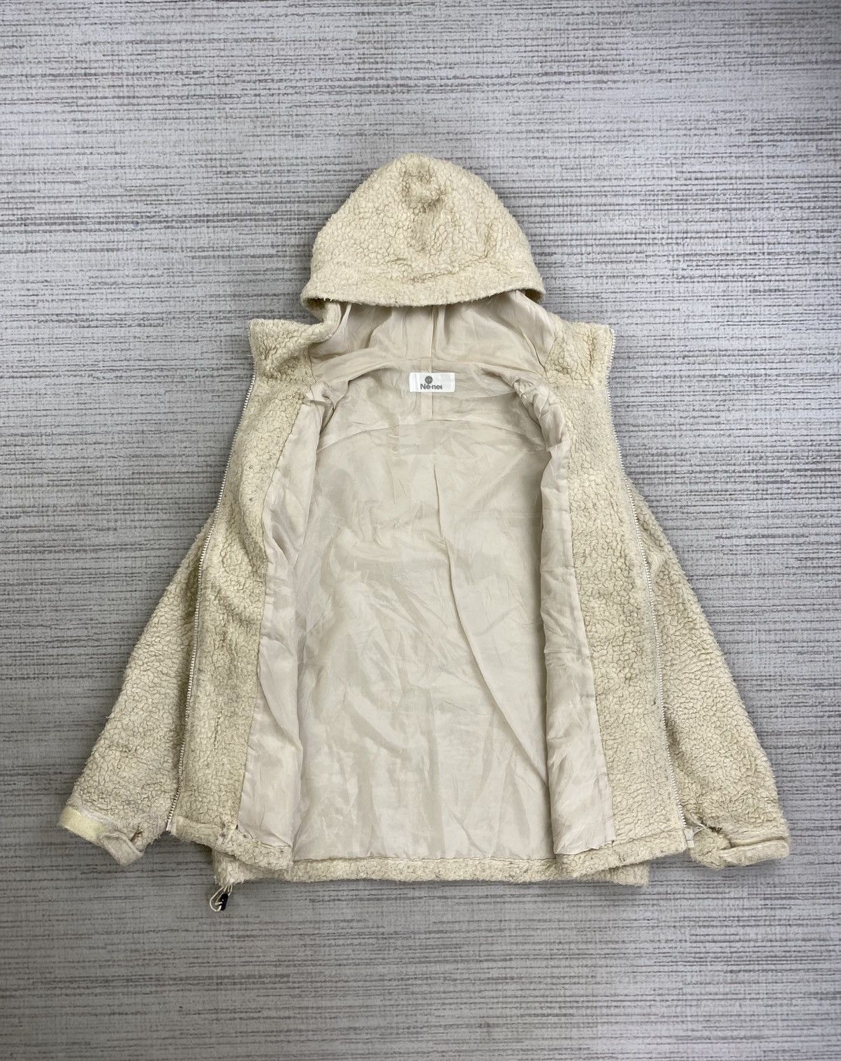 Ne-Net 🔥Ne-Net By Issey Miyake Sherpa Hoodie Jacket Size US M / EU 48-50 / 2 - 5 Thumbnail