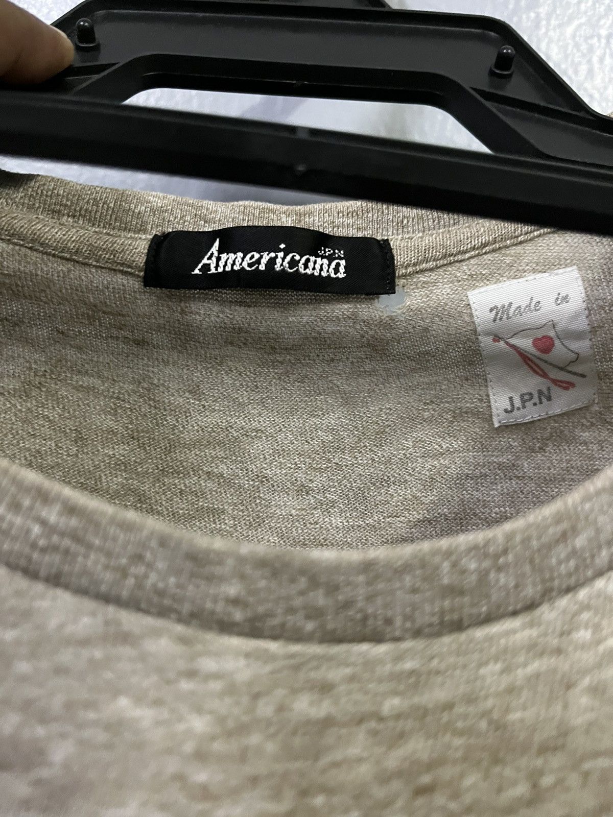 American Apparel VINTAGE AMERI BOAT CLUB POCKET TEE Size US M / EU 48-50 / 2 - 5 Thumbnail