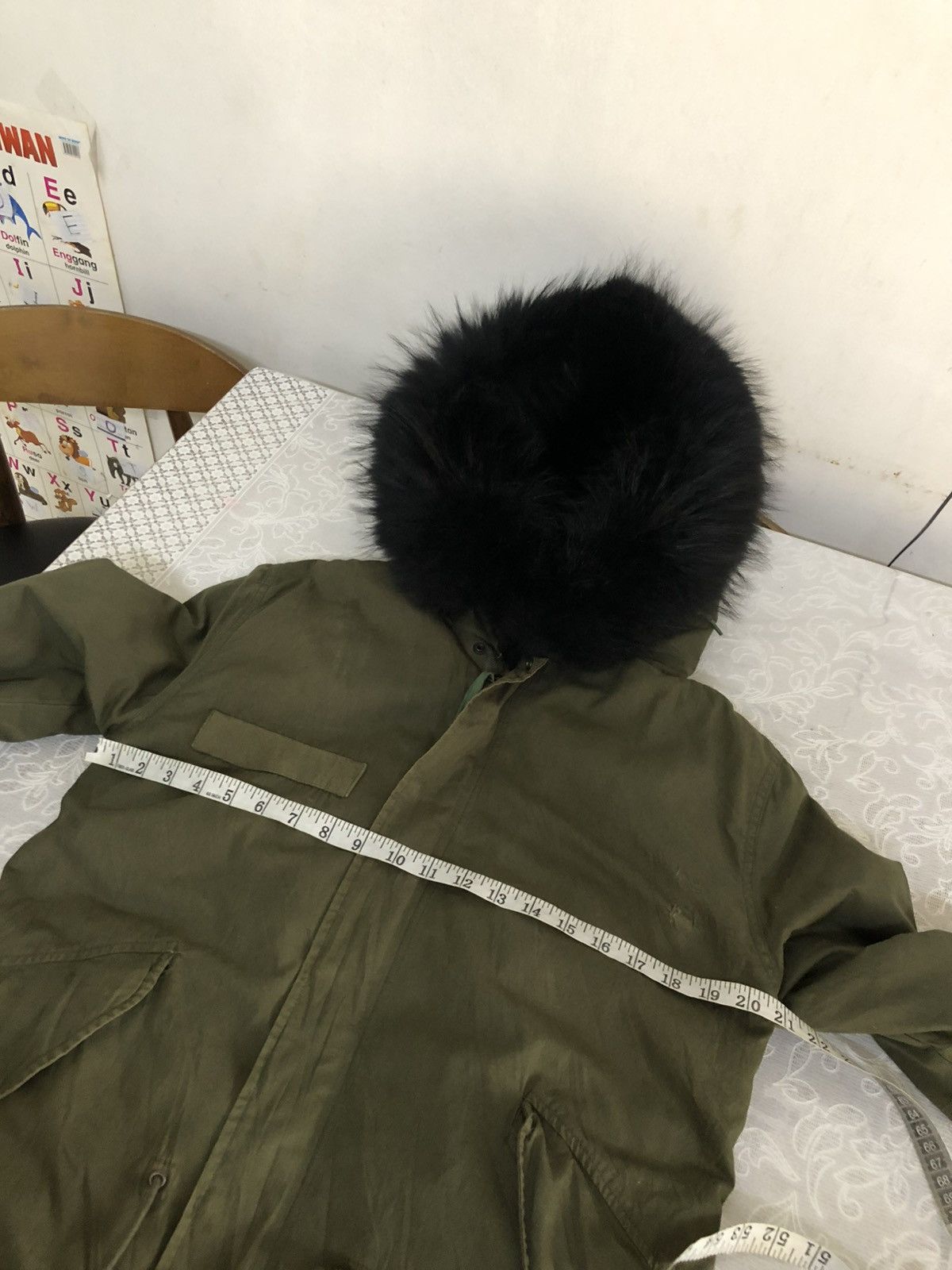 MR & MRS ITALY On Fire🔥 Mr & Mrs Italy Kayote Fur Army Green Parka Jacket Size XXS / US 00 / IT 34 - 22 Thumbnail
