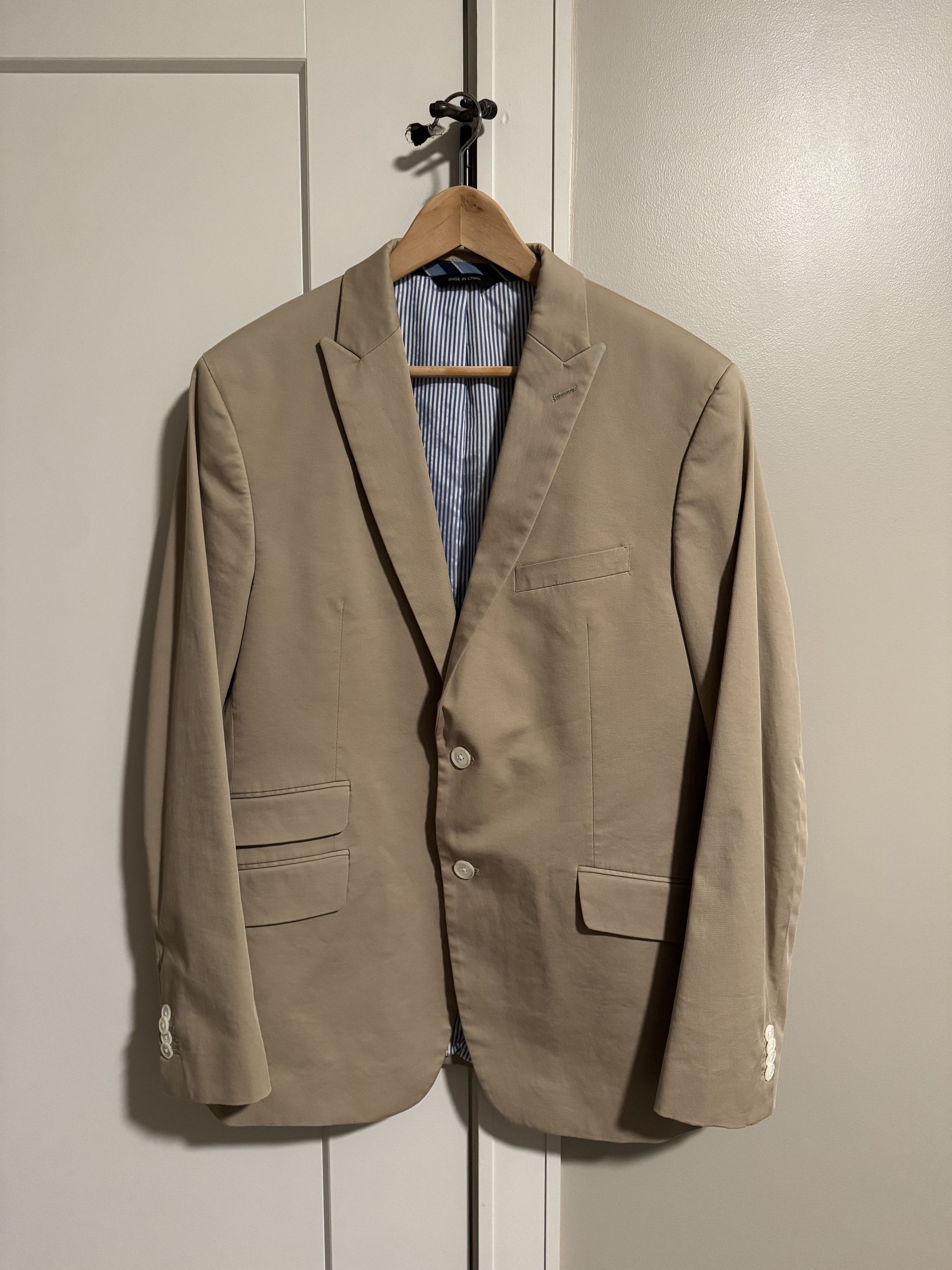 Banana Republic Banana Republic Beige Sportcoat Blazer Size 44R - 1 Thumbnail
