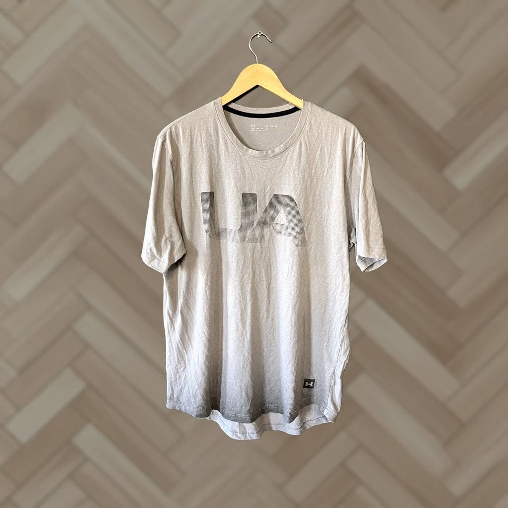 Under Armour Under Armour Mens Gray Short Sleeve Athletic Graphic T-shirt XL Size US XL / EU 56 / 4 - 1 Thumbnail