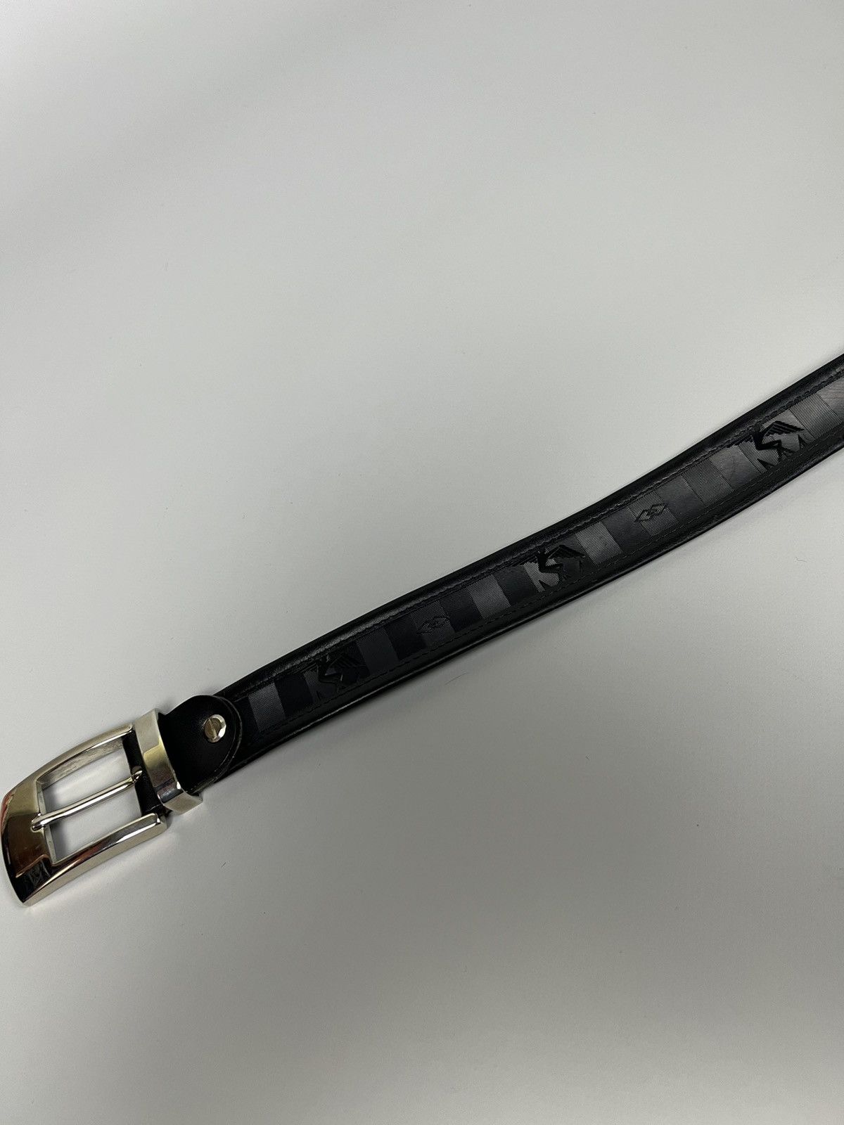 Maison Mollerus Maison Mollerus Black Leather Monogram Belt Size ONE SIZE - 6 Thumbnail