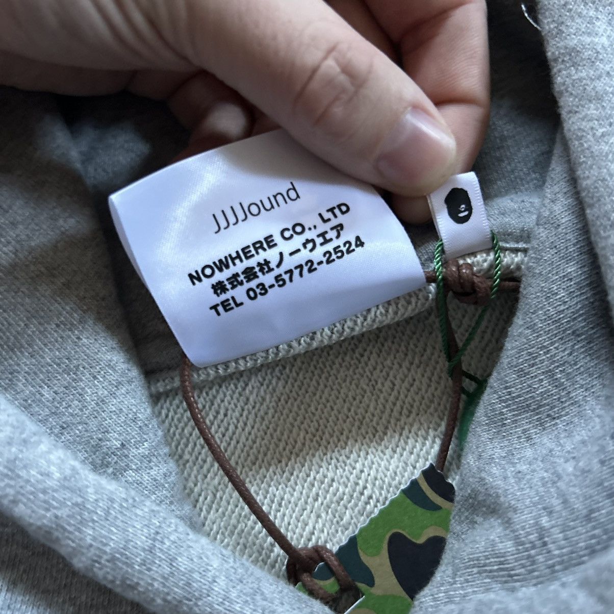 Bape × JJJJound 2XL “A TASTEFUL APE” RELAXED FiT COLLEGE LOGO HOODiE NiGO Size US XXL / EU 58 / 5 - 4 Thumbnail
