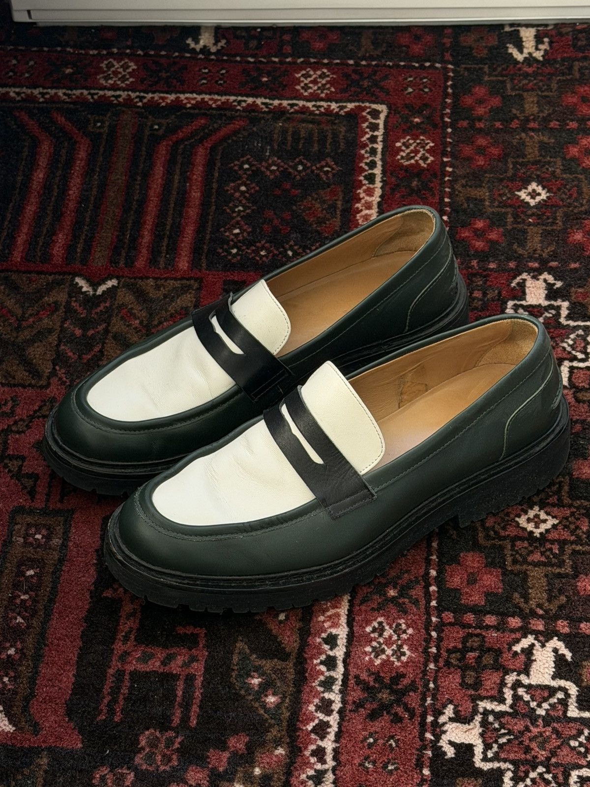 VINNY's 🟢⚫️ VINNY’s RICHIE • Penny Loafer • Forest Green Size US 9 / EU 42 - 1 Thumbnail