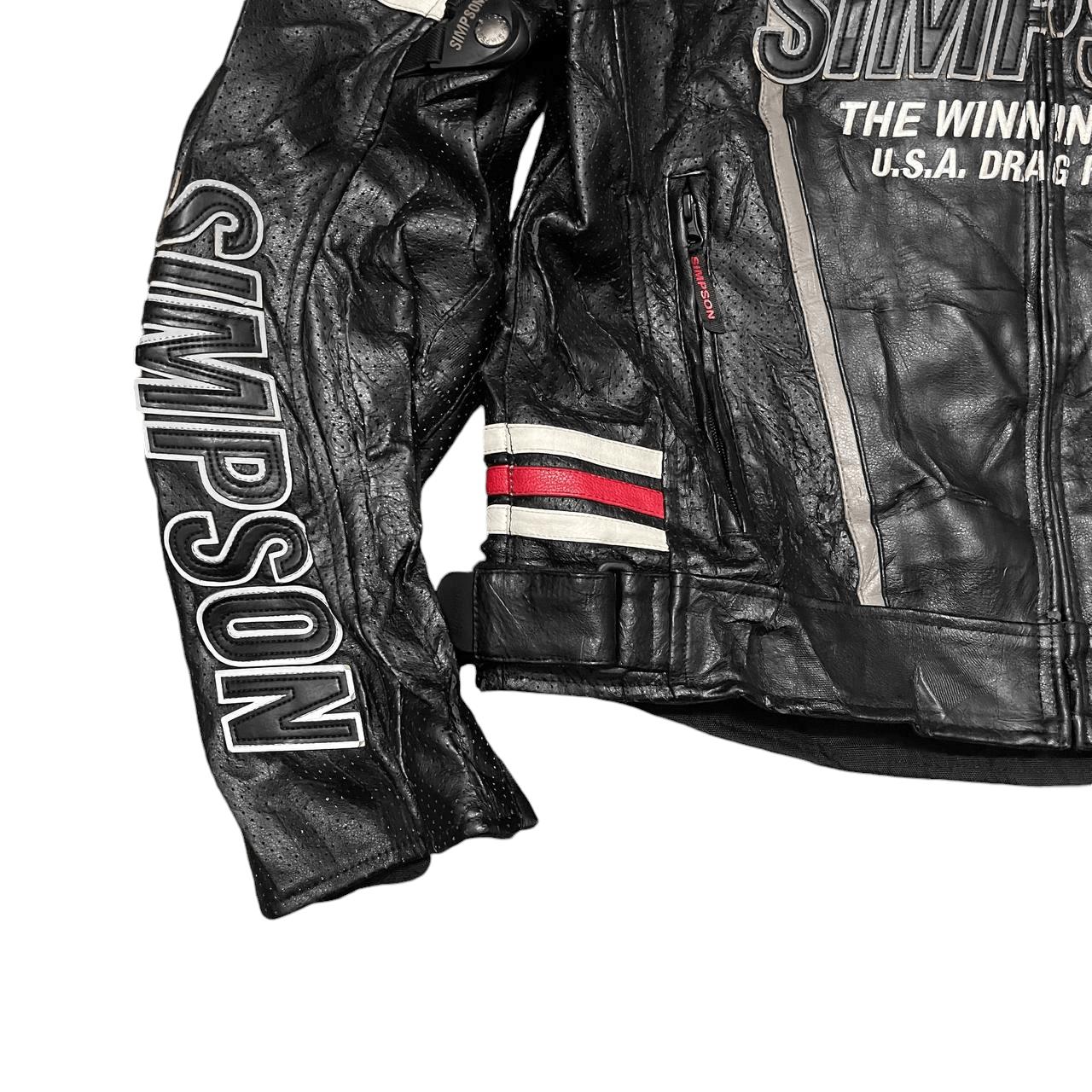 Kadoya Vintage Simpson Drag Racing Jacket with Padding Size US L / EU 52-54 / 3 - 3 Thumbnail