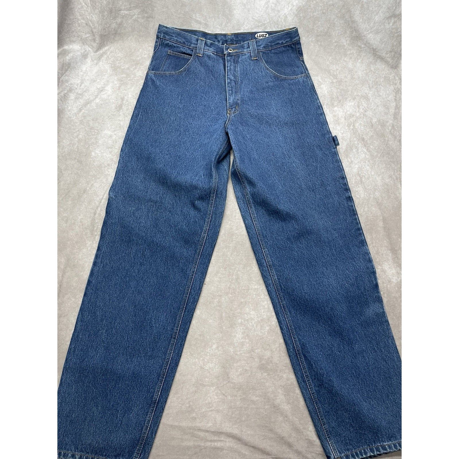 Lugz VTG Lugz Jeans 36x34 Modern Fitness Logo Baggy Carpenter Y2K Size US 36 / EU 52 - 9 Thumbnail
