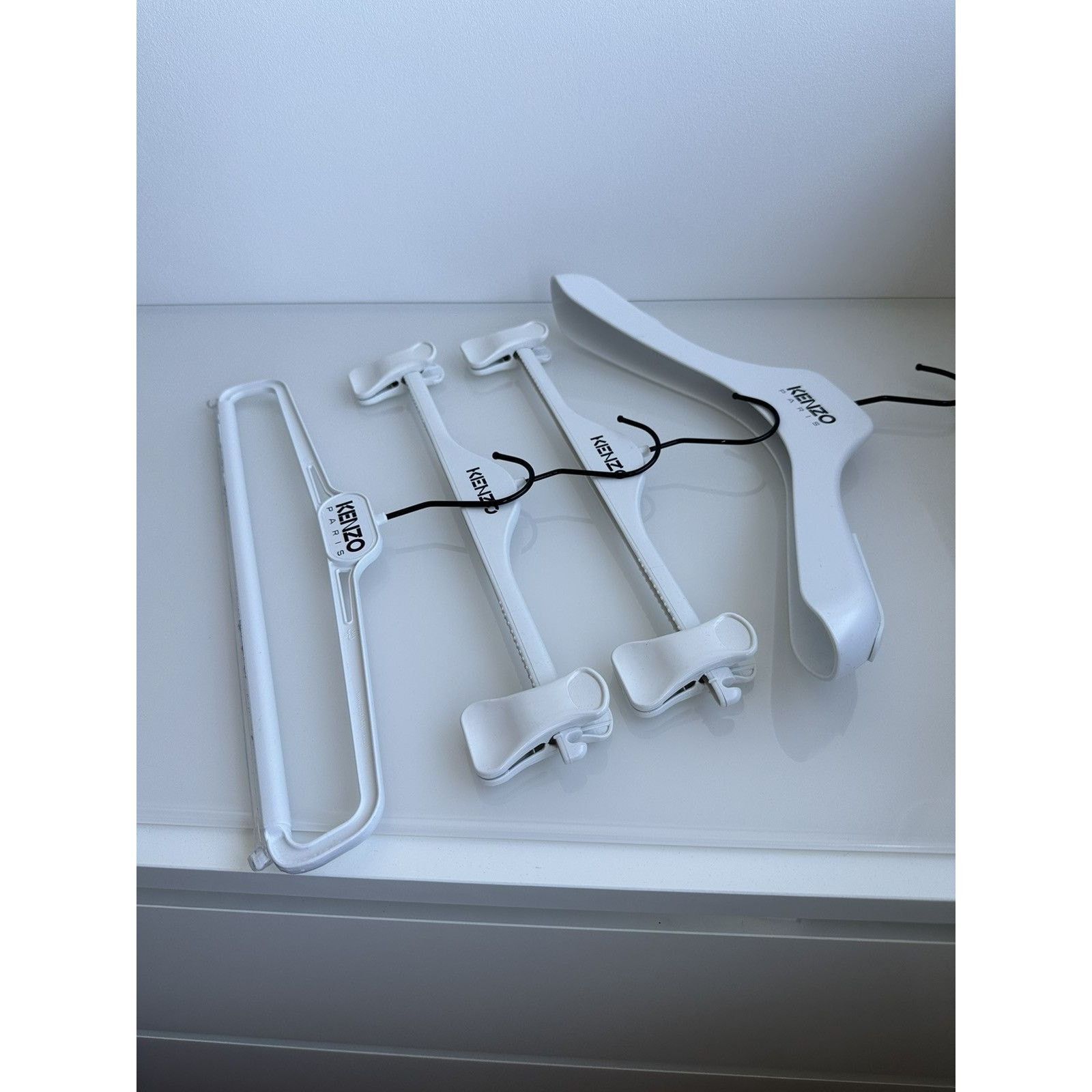 Kenzo Kenzo paris premium made in italy metal plastic white hanger Size ONE SIZE - 3 Thumbnail